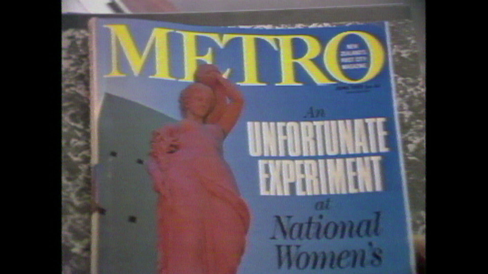 An Unfortunate Experiment, published in Metro magazine.