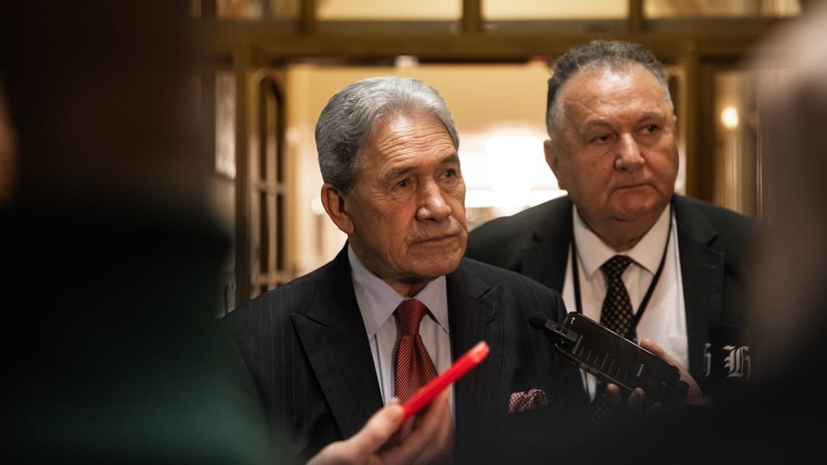 Winston Peters and Shane Jones of New Zealand First. (File image).