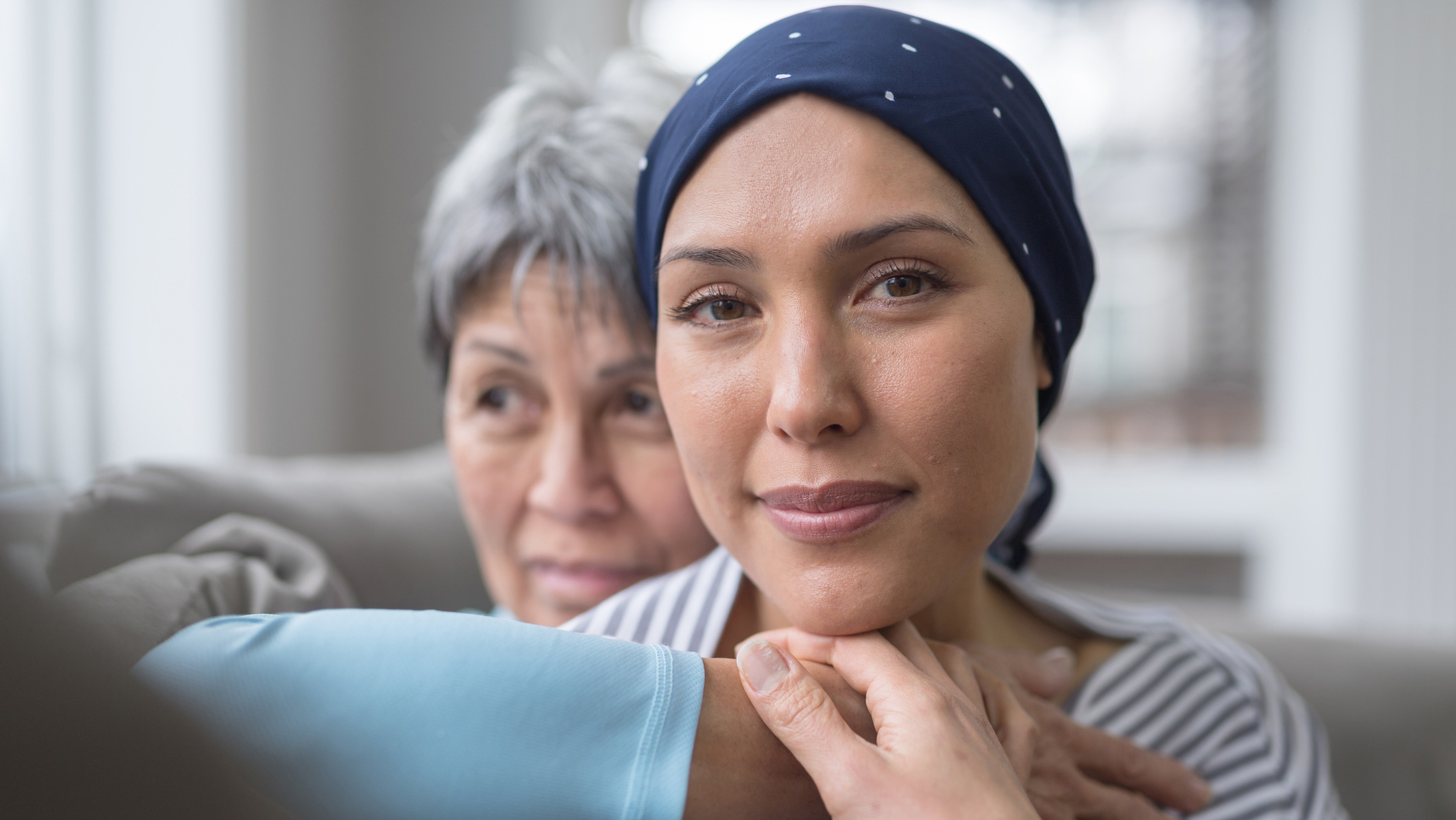 File image of woman with cancer.