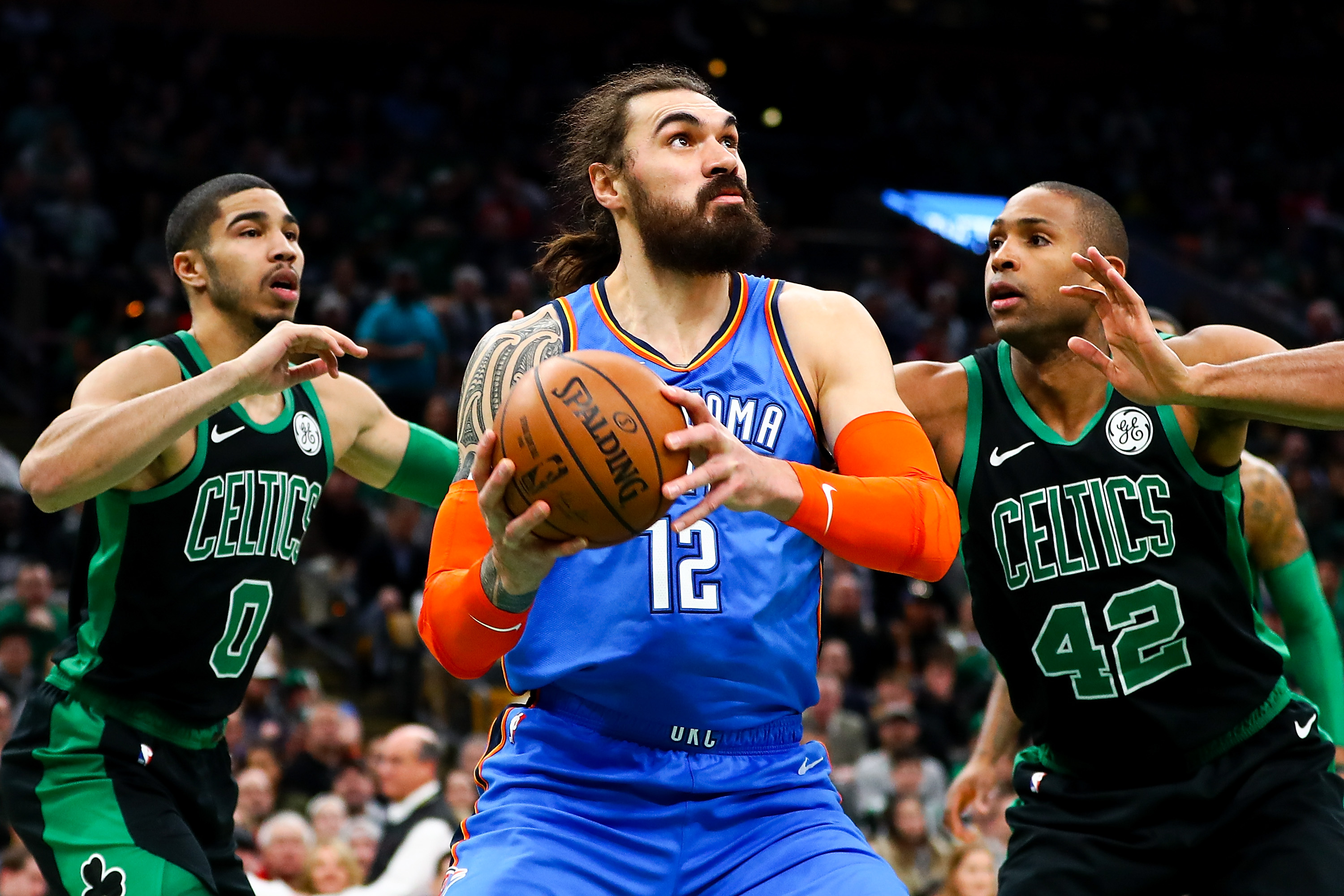 Men Oklahoma City Thunder #12 Steven Adams 2019 All-Star Game