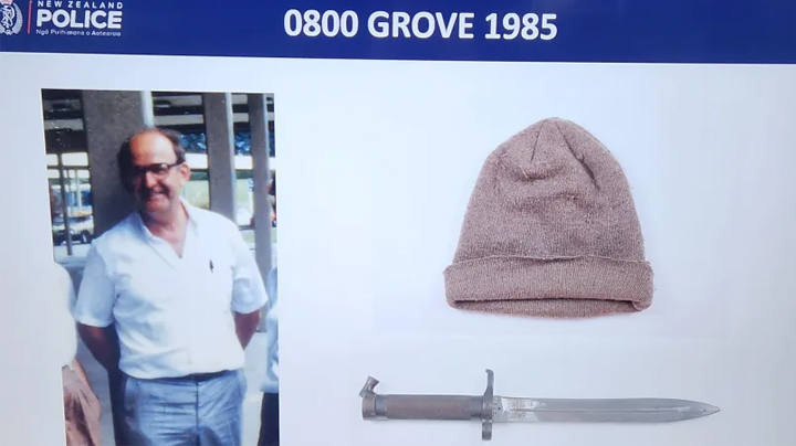 One of the officers said other evidence, such as the ownership of a hat and bayonet connected with the killing, wouldn't have been affected by the withholding of a witness's statement. (Source: NZ Police)
