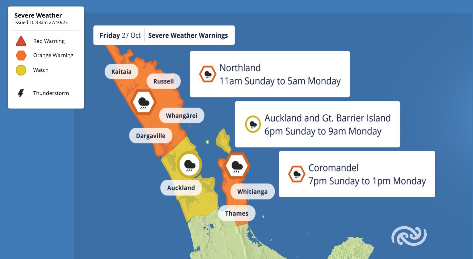 Severe gales could bring damage as warnings issued for north