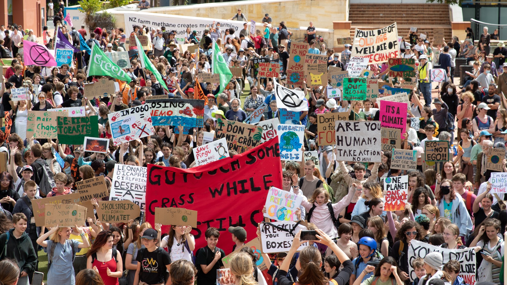 Thousands join School Strike 4 Climate across NZ