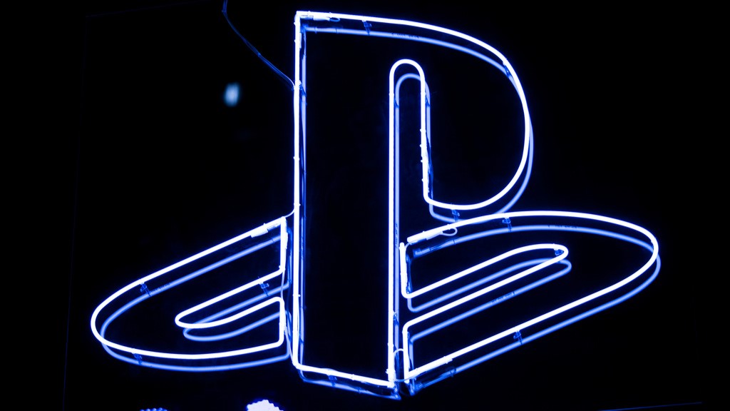 The PlayStation logo appears at the Paris Games Week in Paris in 2017.