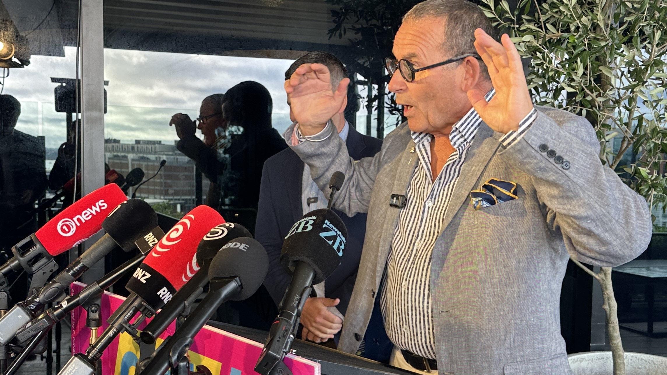 ACT leader David Seymour unveils Paul Henry as the party's newest candidate.