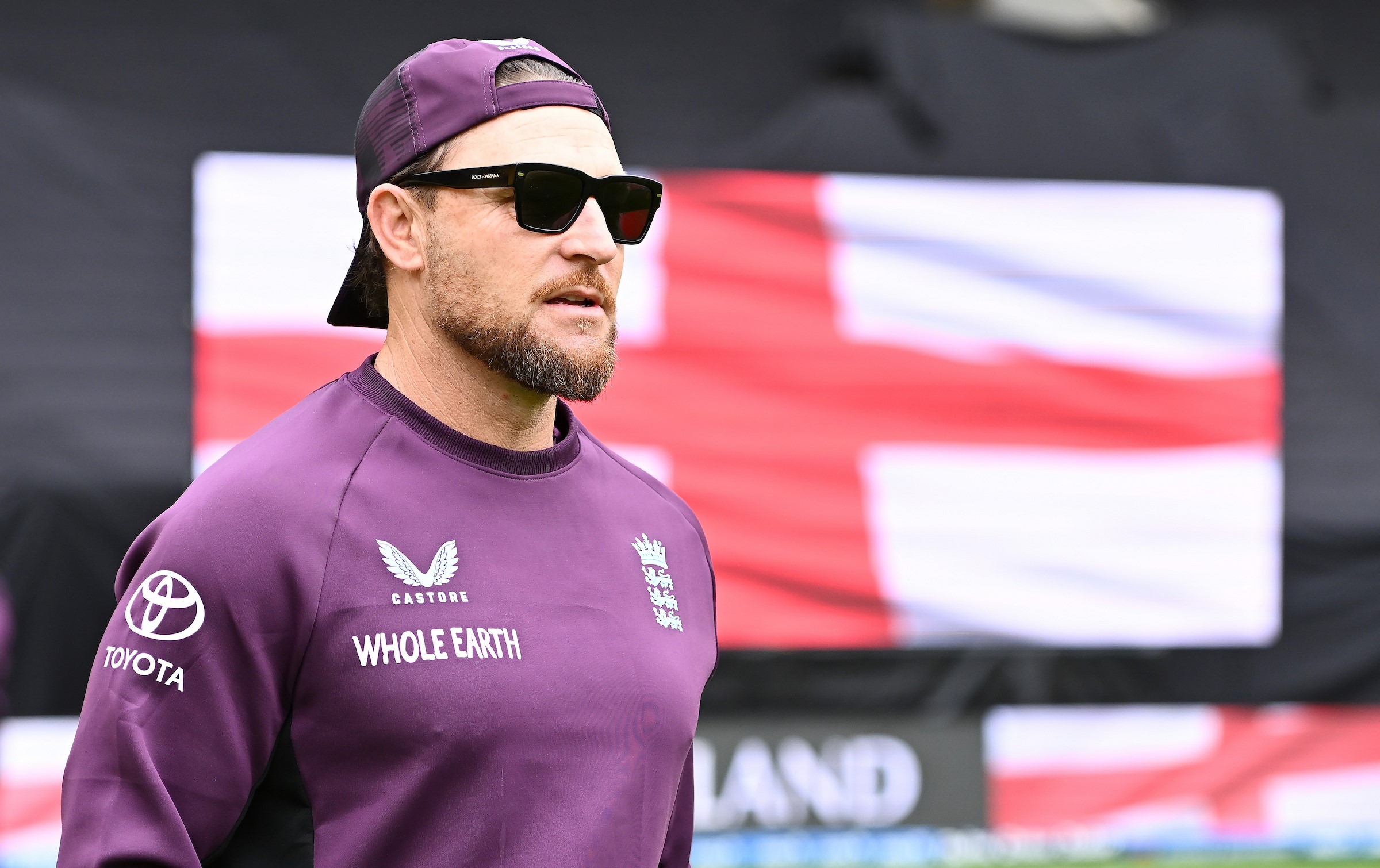 England head coach Brendon McCullum.