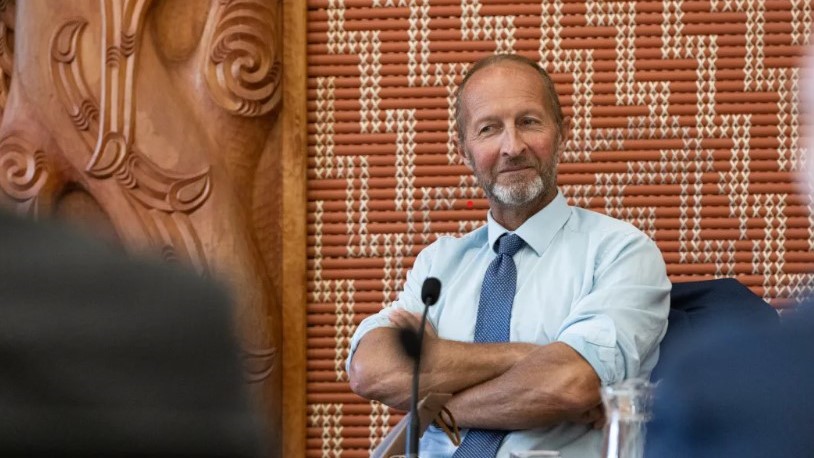 ACT MP Mark Cameron in select committee in February 2024.