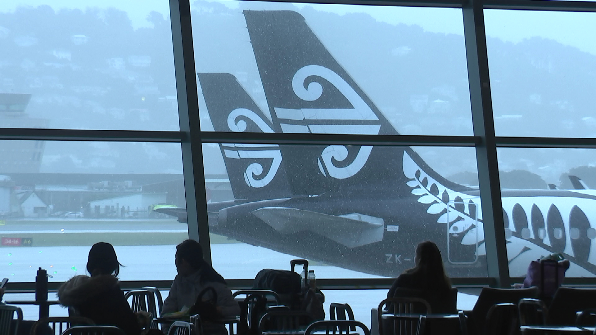 Wellington Airport confirmed the cancellation toll, saying the near 100km/h winds were forecast to ease tomorrow, which should allow flights to resume.