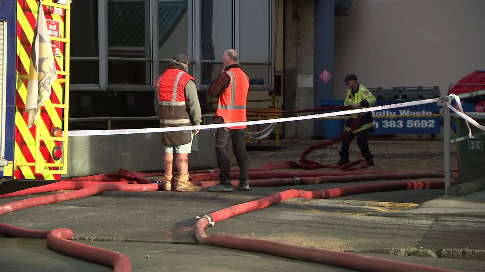 Fire and Emergency crews were 