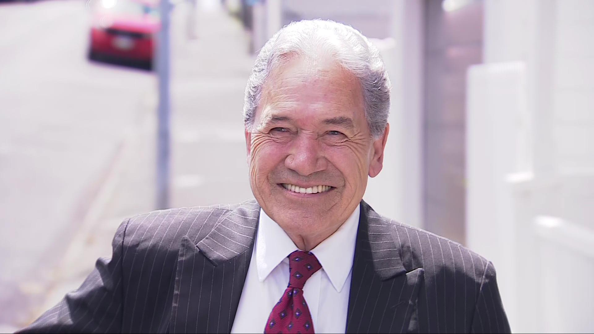 Winston Peters asked about the latest 1News poll.