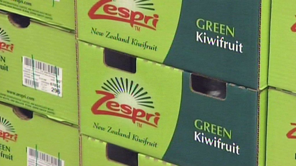 Zespri kiwifruit boxes