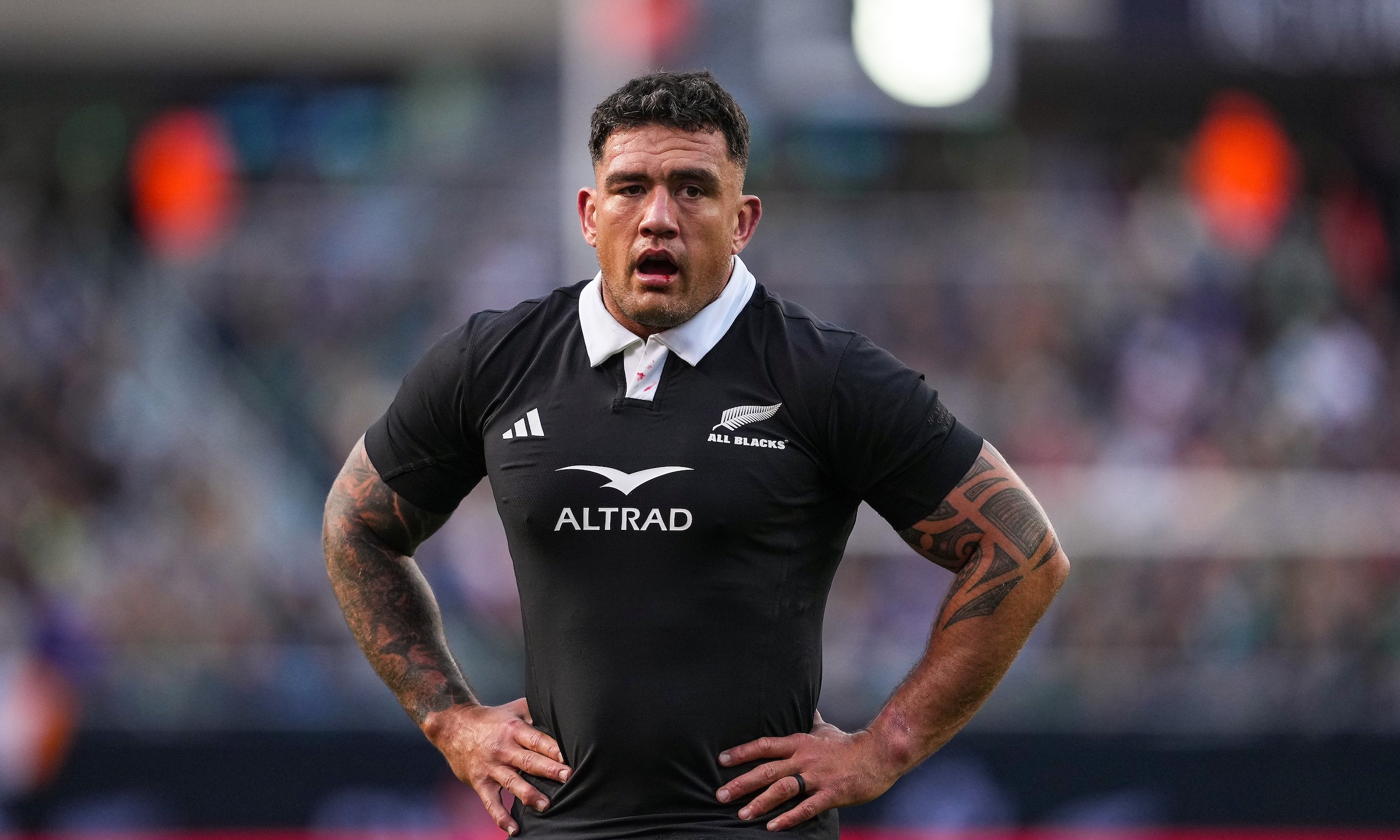 All Blacks hooker Codie Taylor.