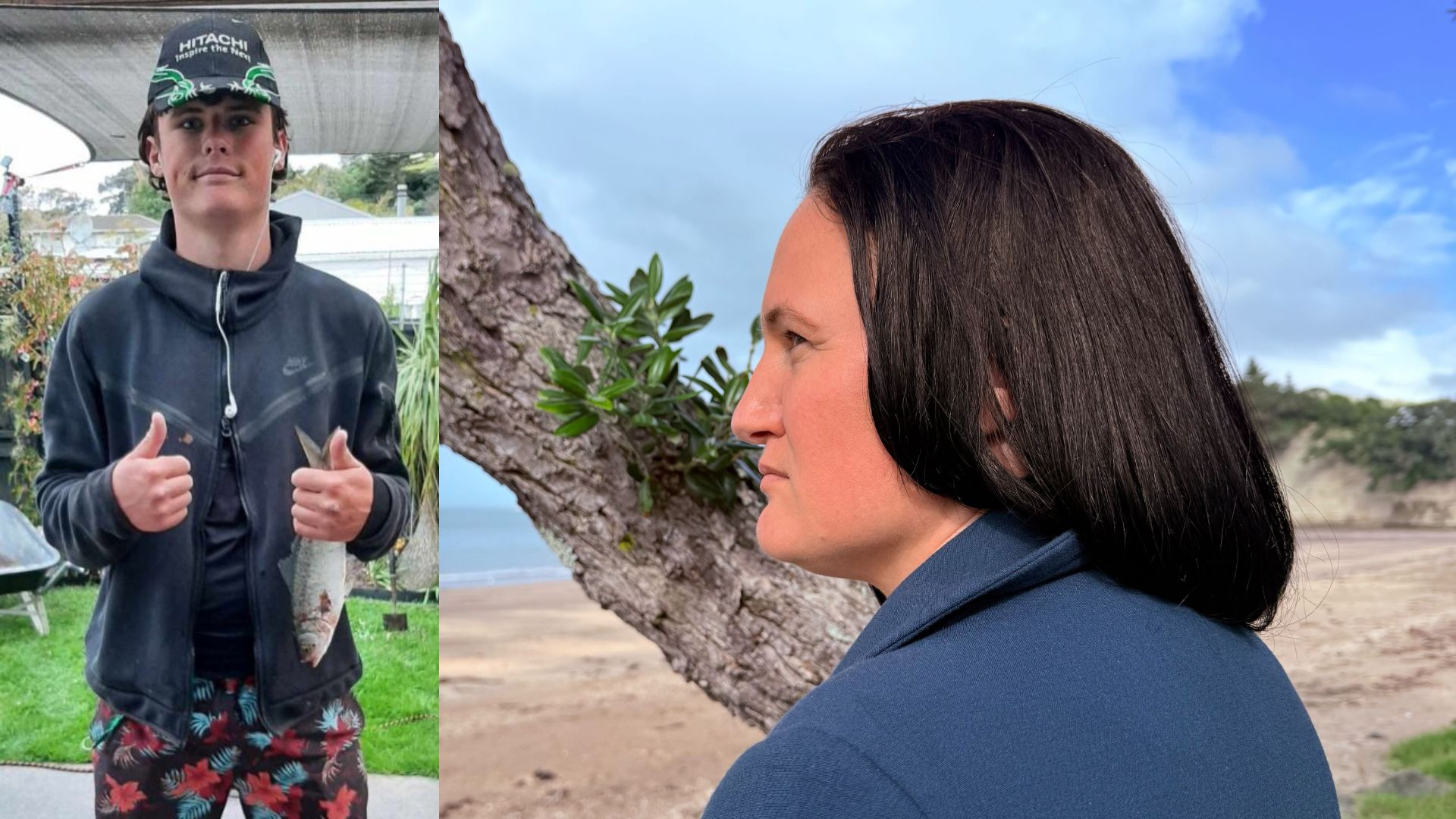 Shara-Lee Porter wants to put a park bench at Arkles Bay, under what has become known as Tyler’s tree. Tyler Porter’s body was found at Arkles Bay, after an 11 day search.
