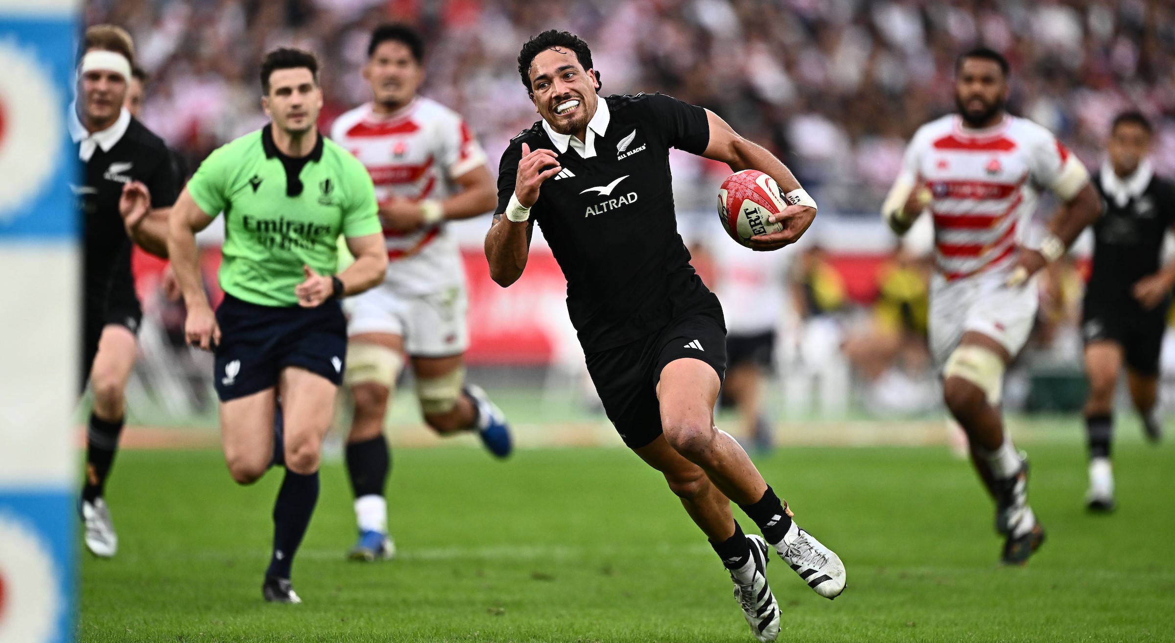 Billy Proctor, in action for the All Blacks against Japan last year, could earn his third cap in the first Test against France.