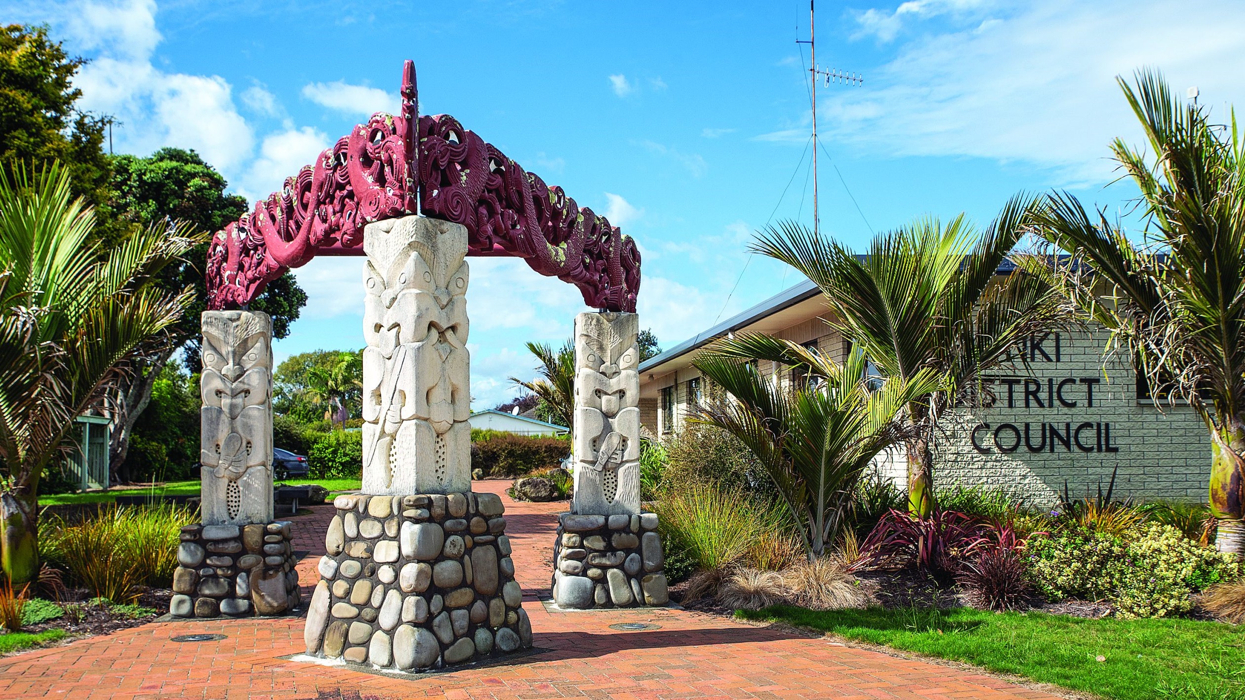 Ōpōtiki District Council building.