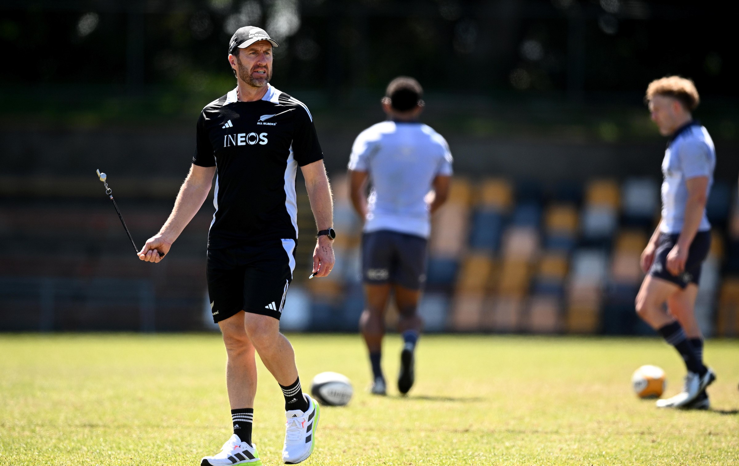 All Blacks head trainer Nic Gill. 