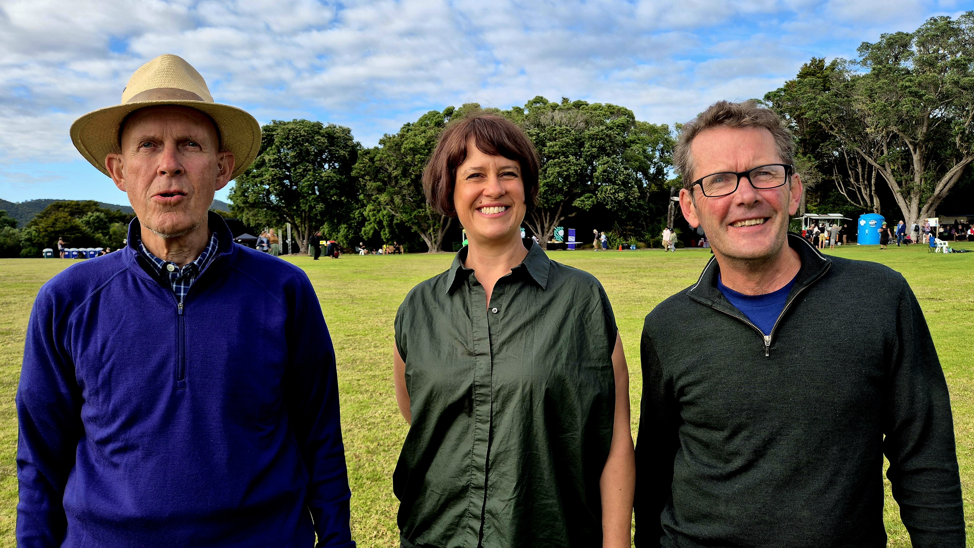 Nigel, Emma and Martin Williams
