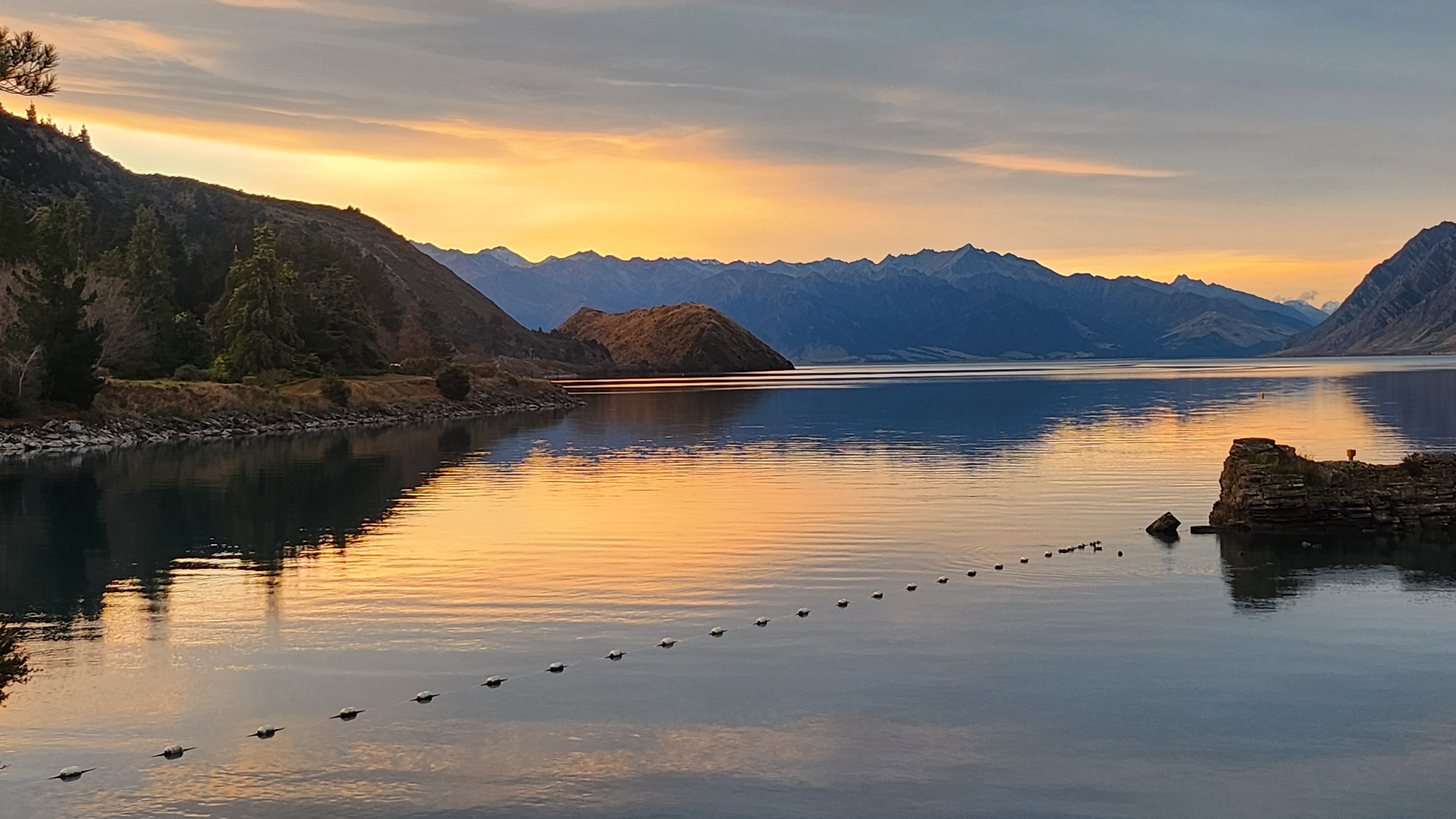 Lake Hāwea in Otago.