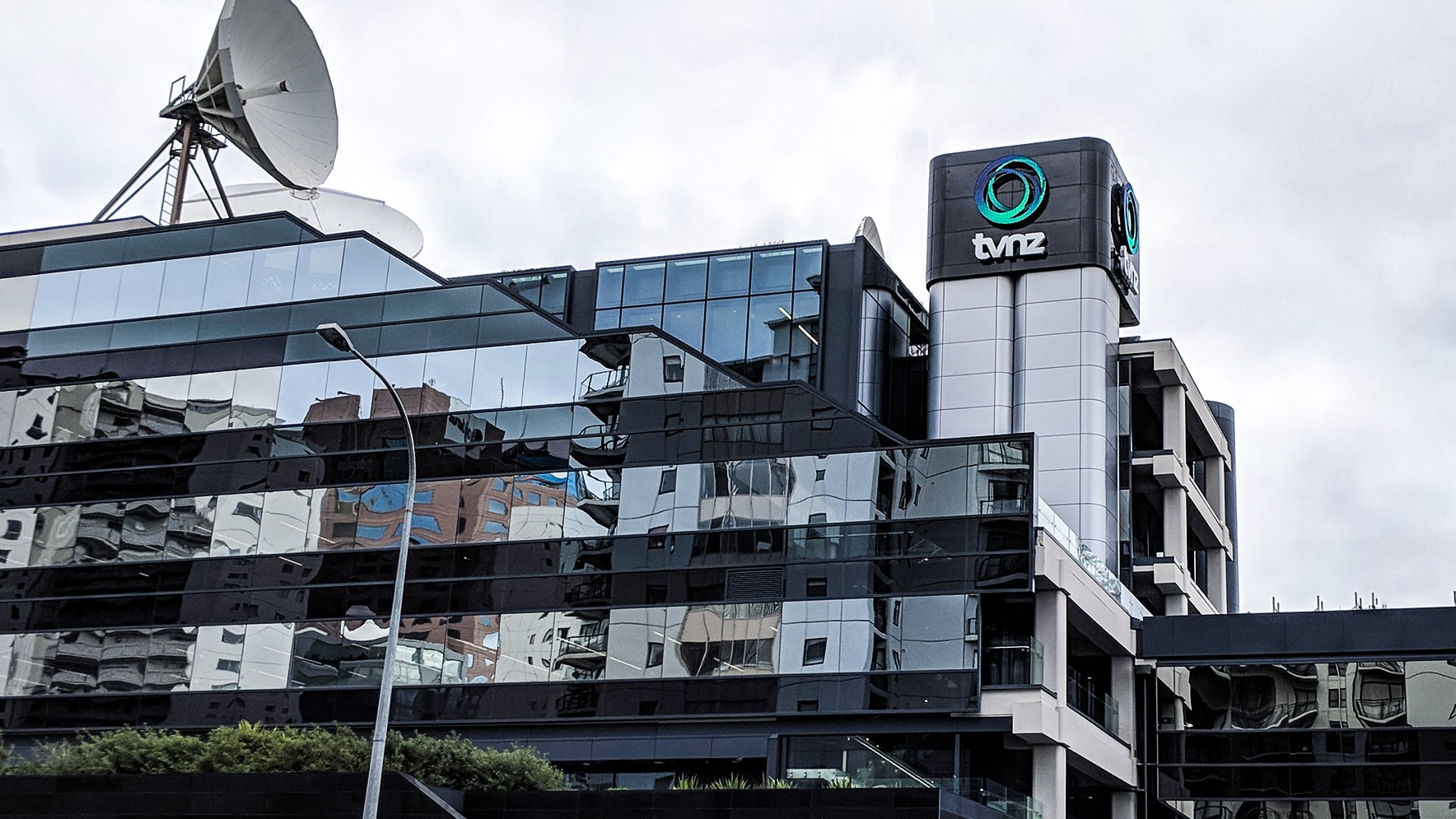 TVNZ's building in central Auckland.