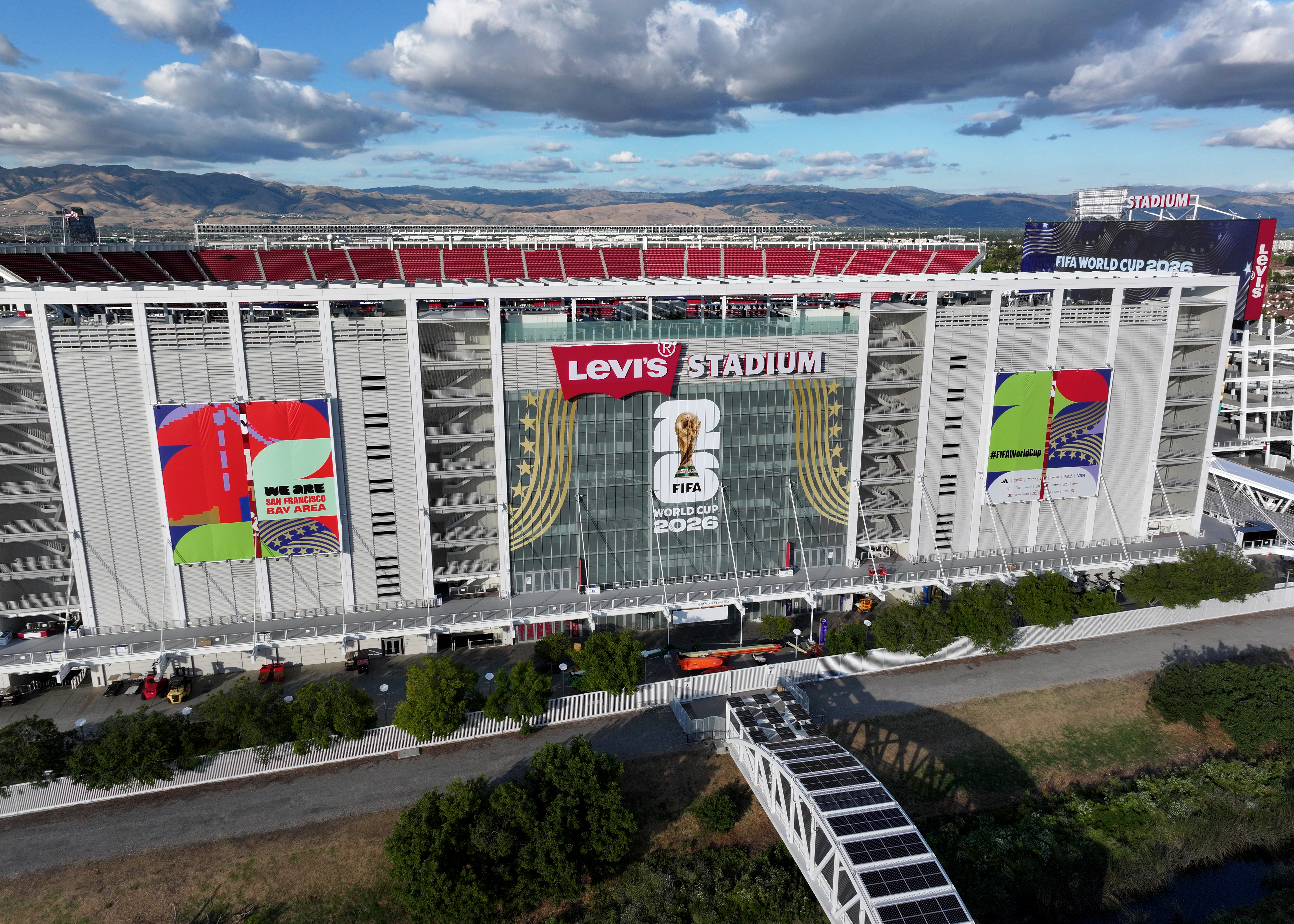 A view of Levi's Stadium ahead of 2026 FIFA World Cup of San Francisco Bay Area in Santa Clara, California, United States on May 28, 2026.