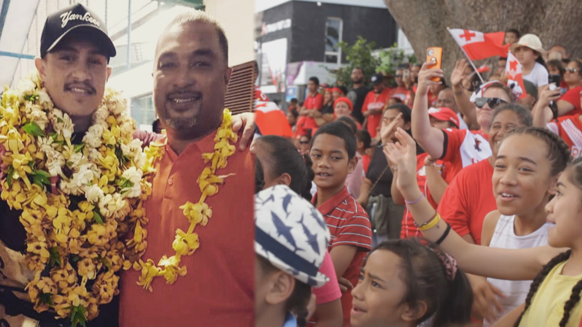 Tonga star meets his father for the first time as Kingdom celebrates  historic win over Australia