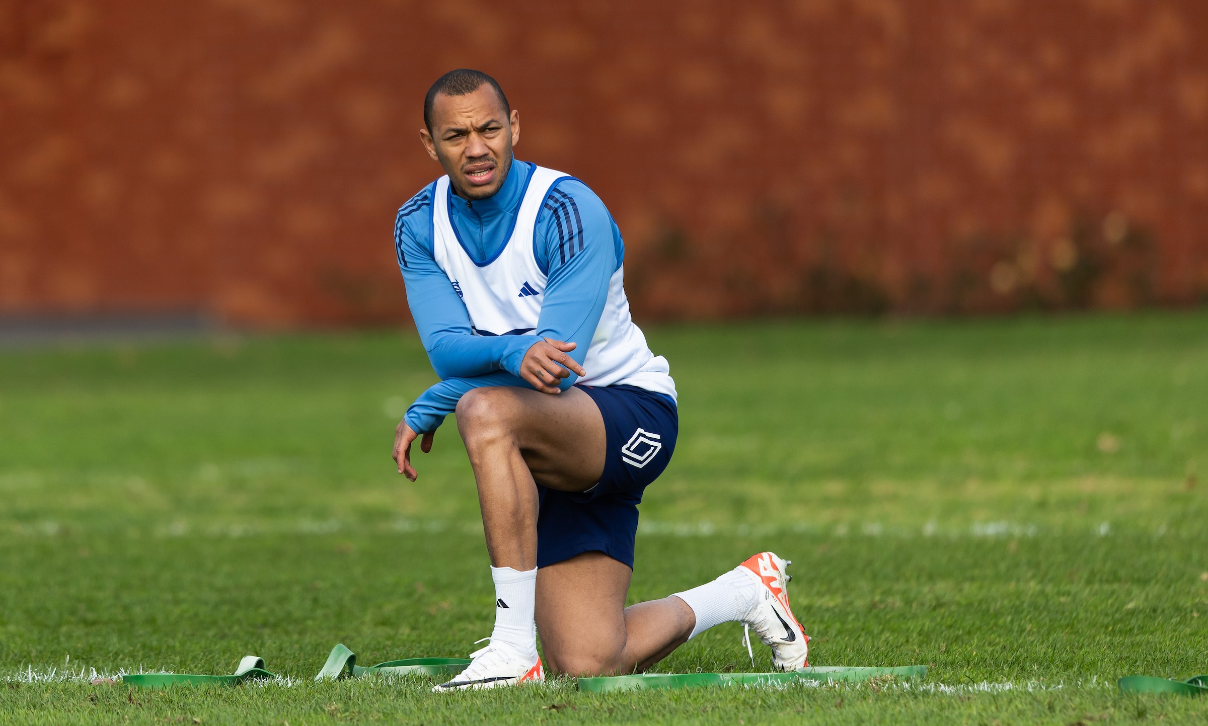 Captain Gael Fickou, pictured training in Auckland this week, is the most experienced player in the France team.