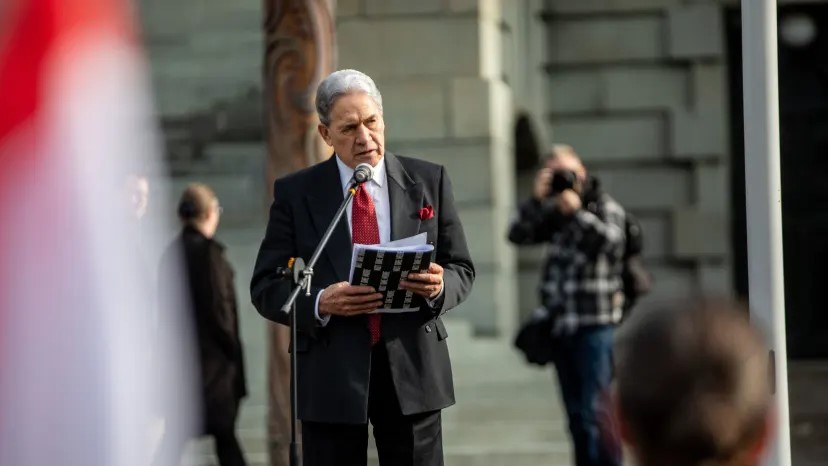 New Zealand First leader Winston Peters.