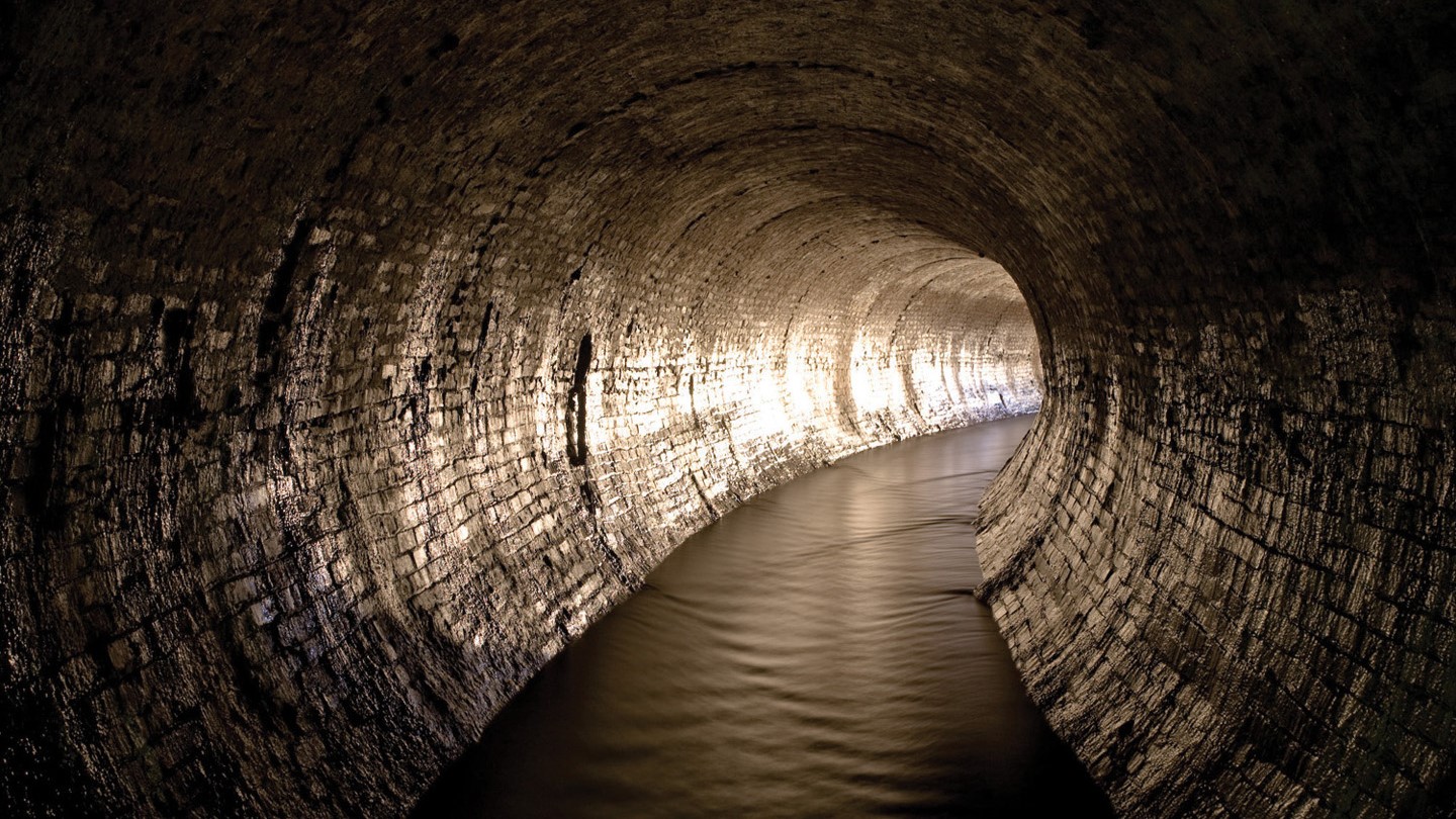 The Tibbetts Brook sewer in the Bronx was one that Duncan worked on