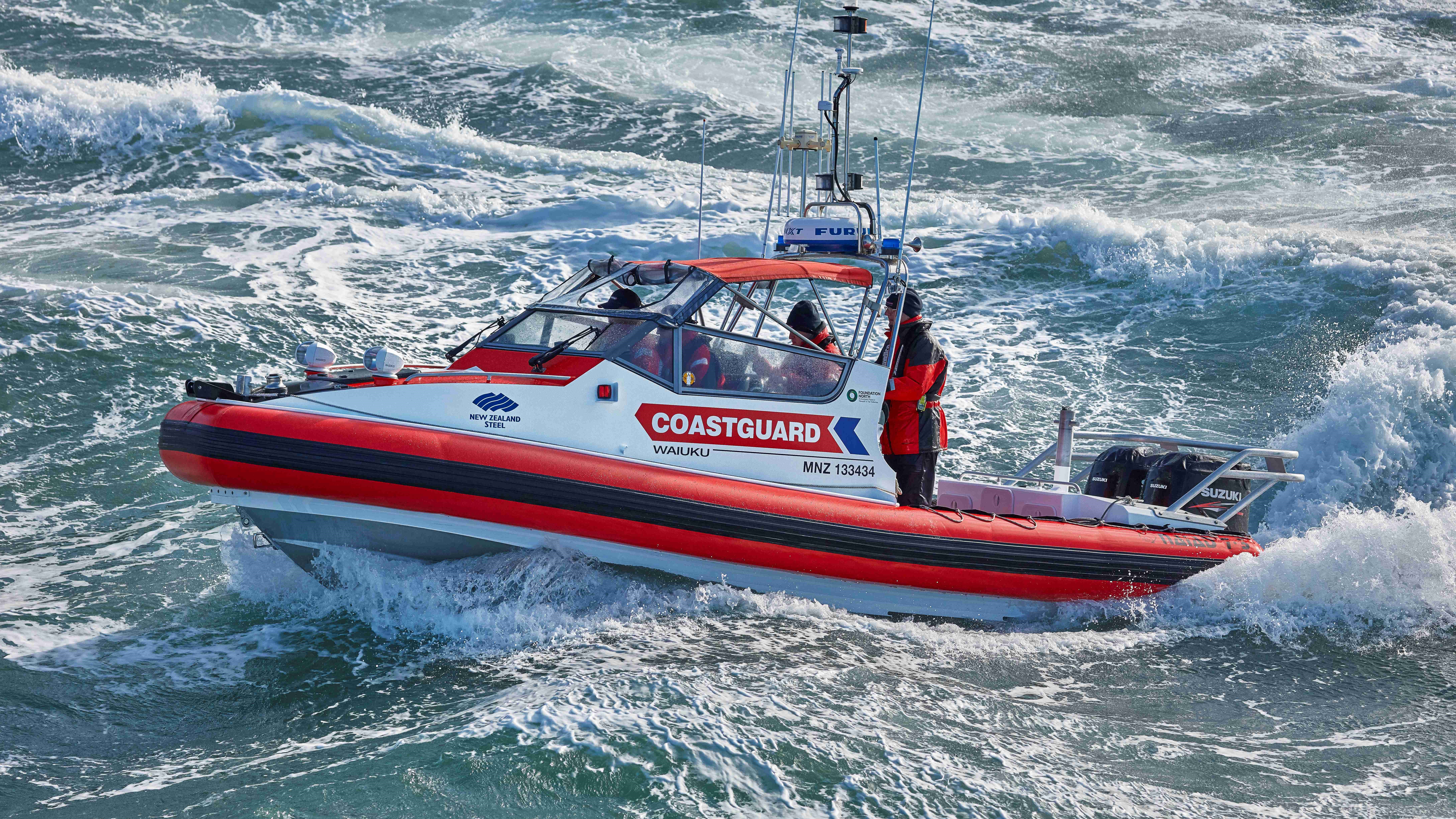 The Coastguard Houhora crew travelled more than 185km in total, spending 10.3 hours at sea.