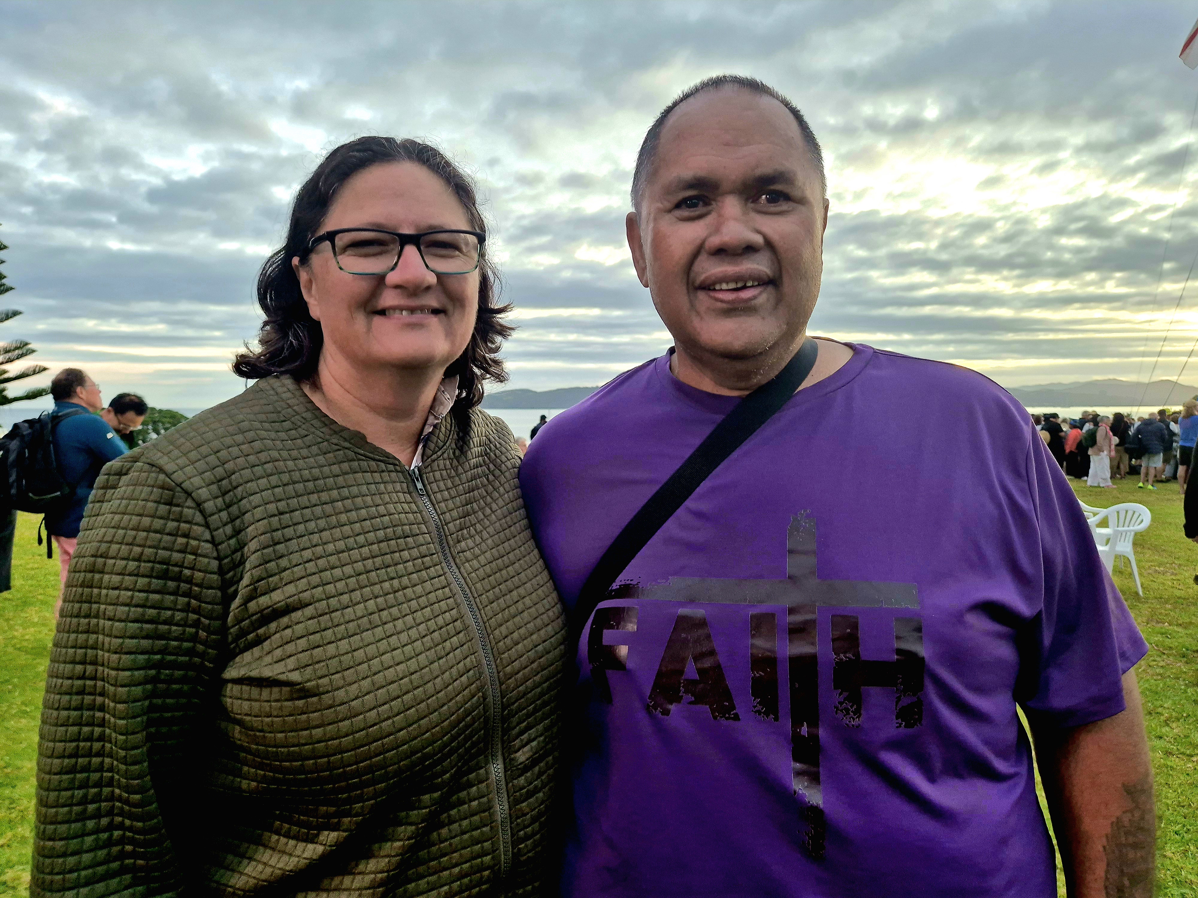 Pou and Donna Te Rongomau 