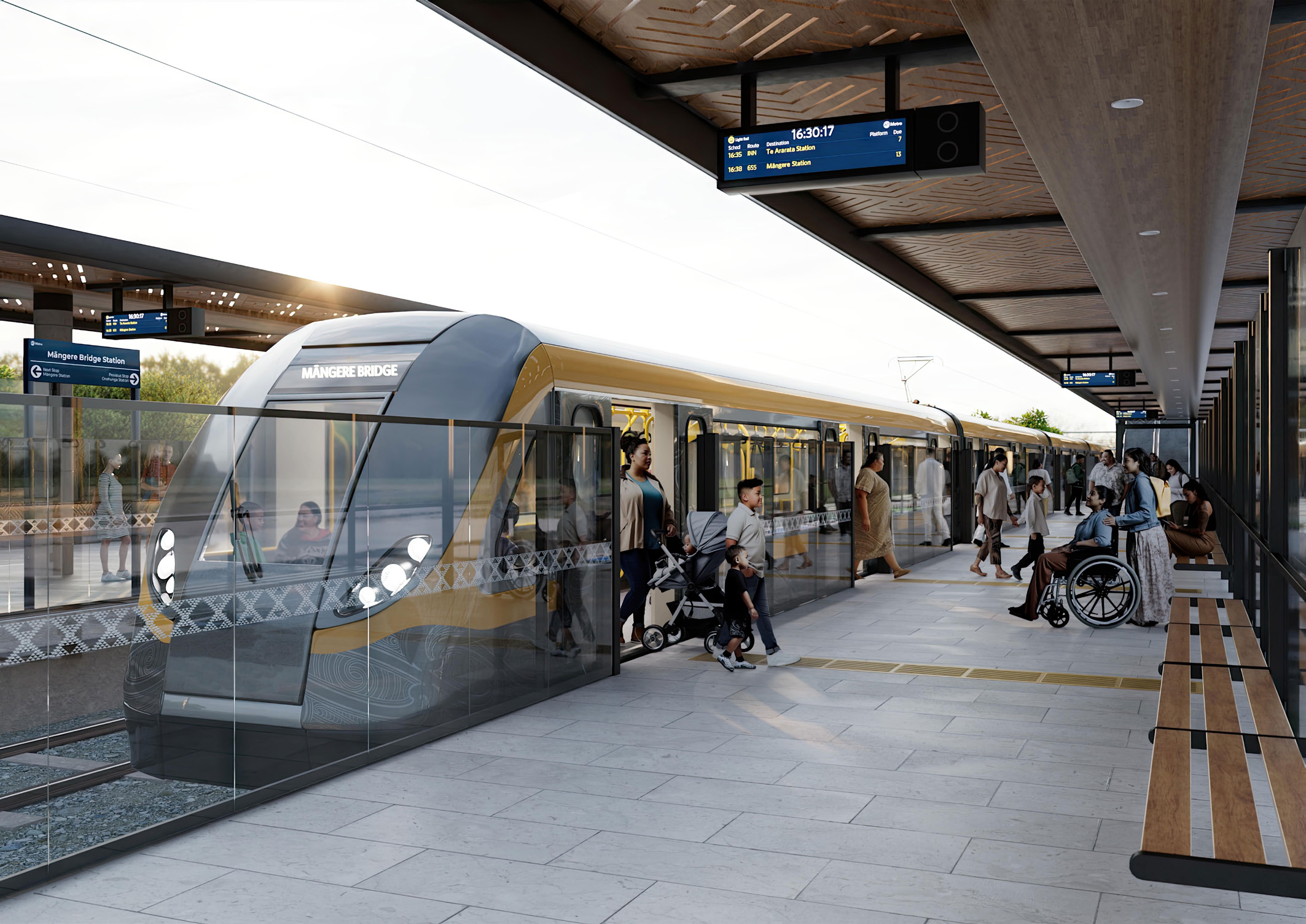 Auckland light rail final render 2023.