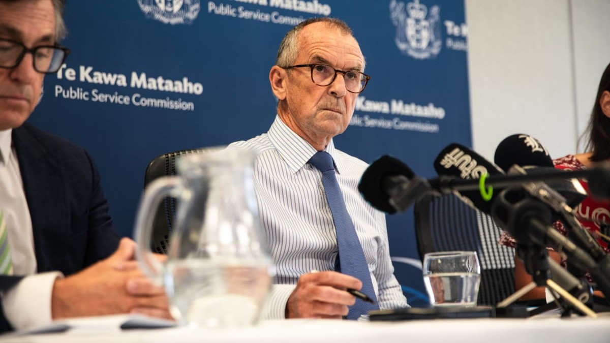 Public Service Commissioner Sir Brian Roche.
