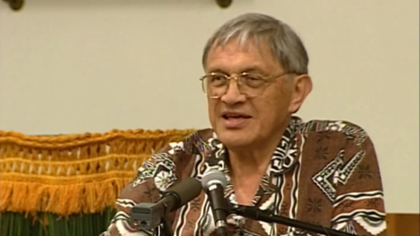 Prof Whatarangi Winiata.