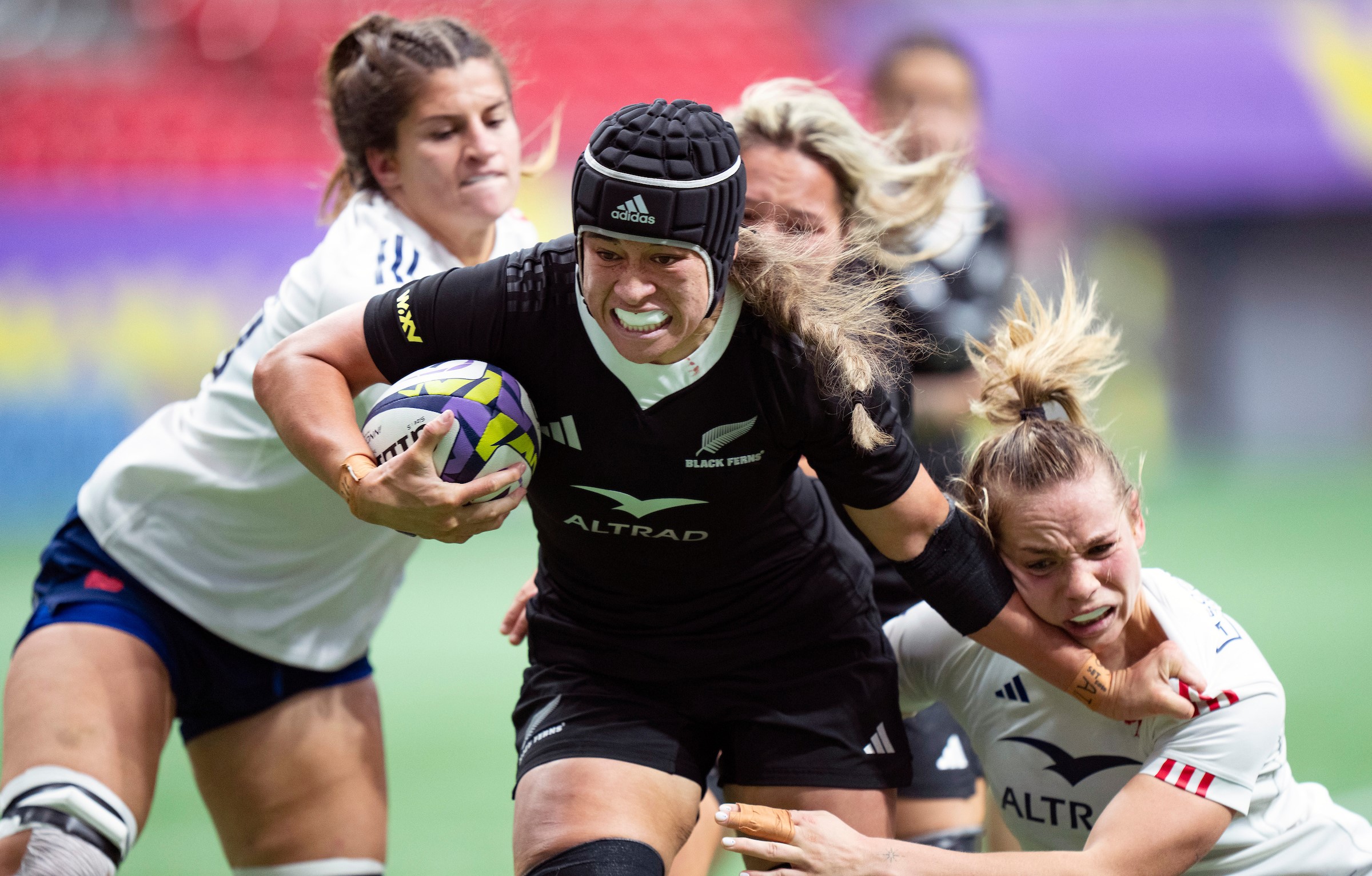 Vahaakolo's hat-trick helps Black Ferns bounce back against France