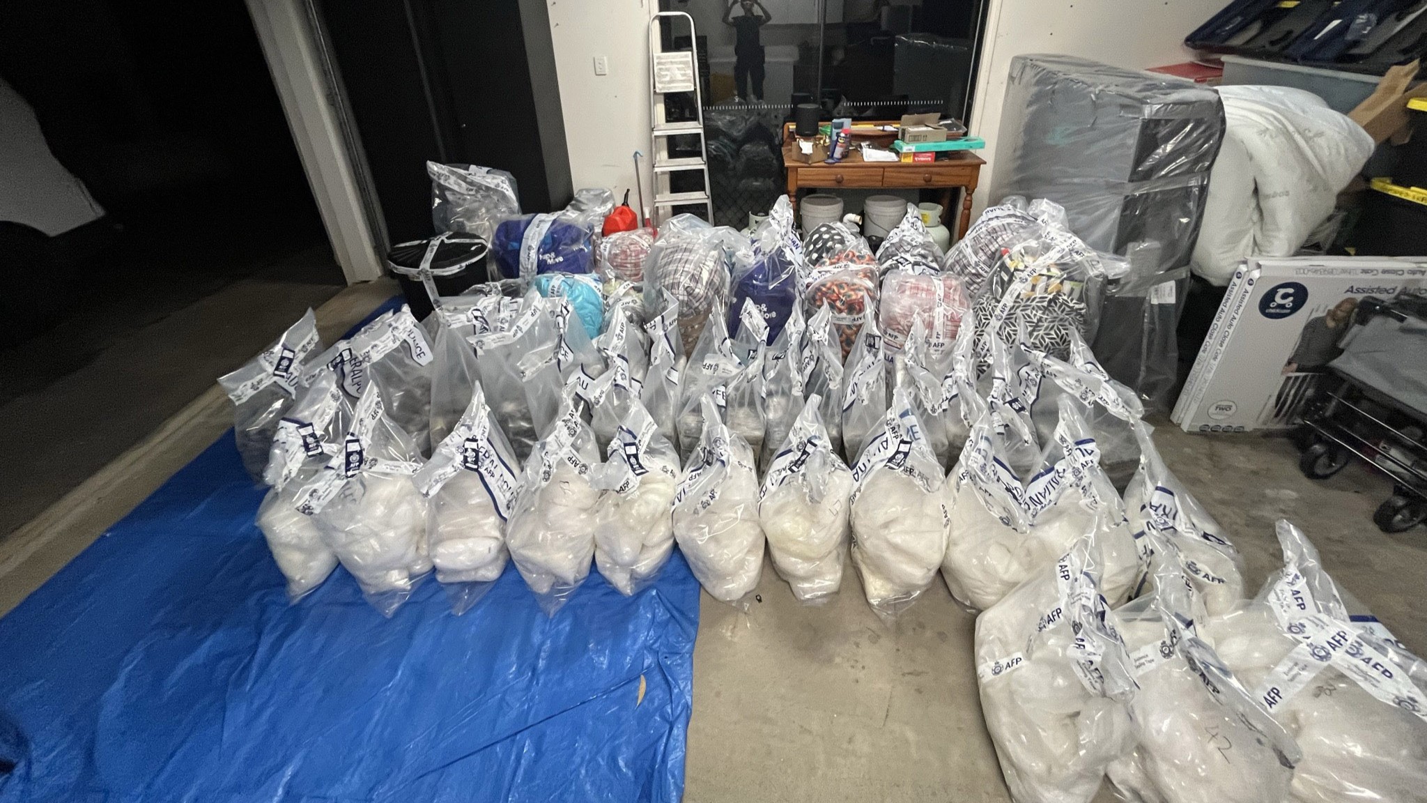 The alleged plot came into focus when detectives raided an Eagleby home and then followed the trail to a property at Mount Cotton on Brisbane's bayside.