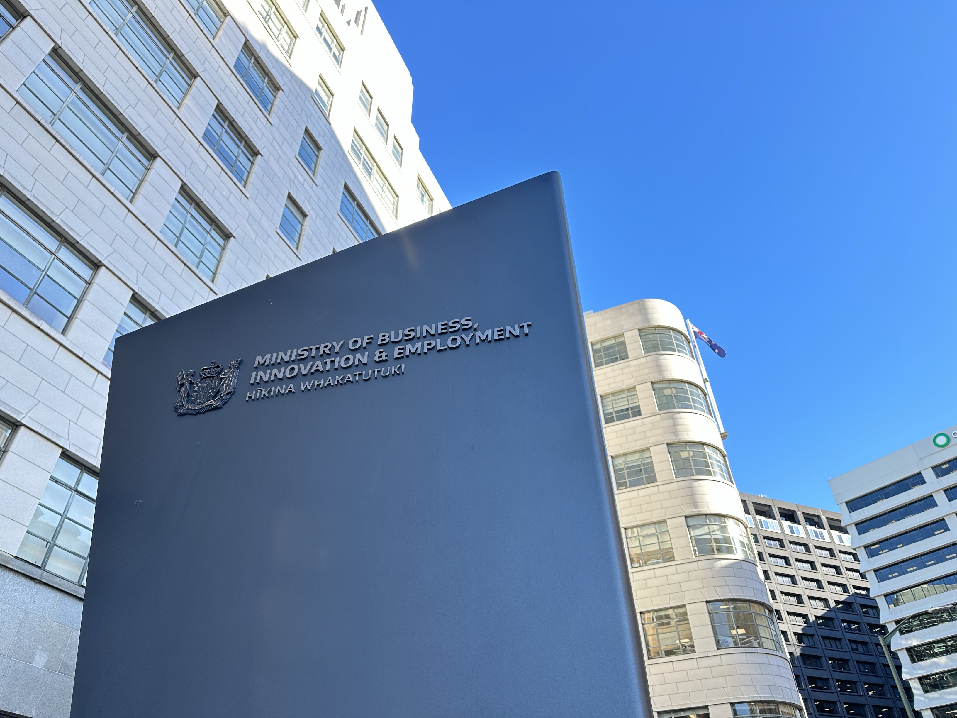 The Ministry of Business, Innovation and Employment in Wellington.