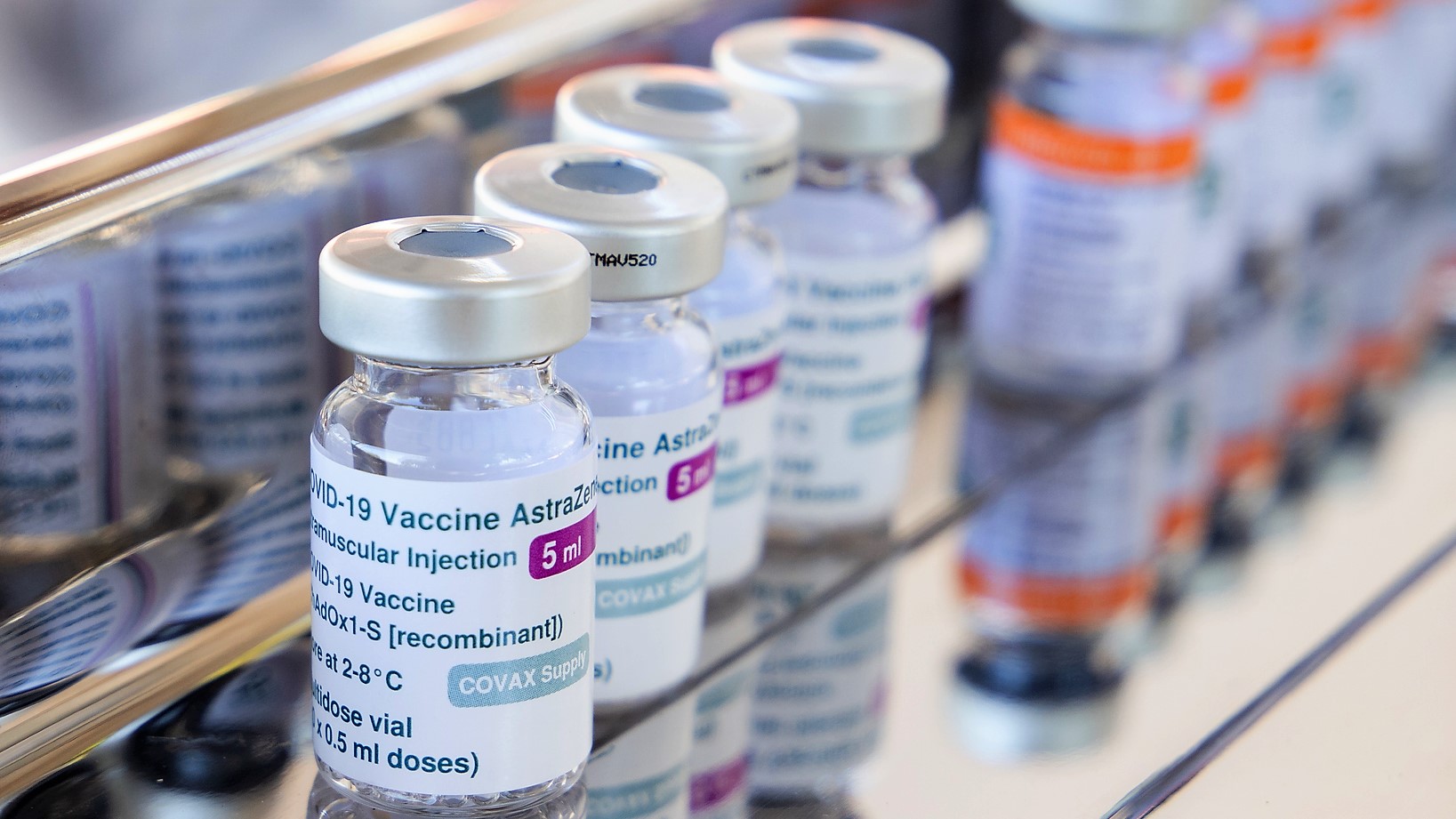 Vials of AstraZeneca Covid-19 vaccines (file image).