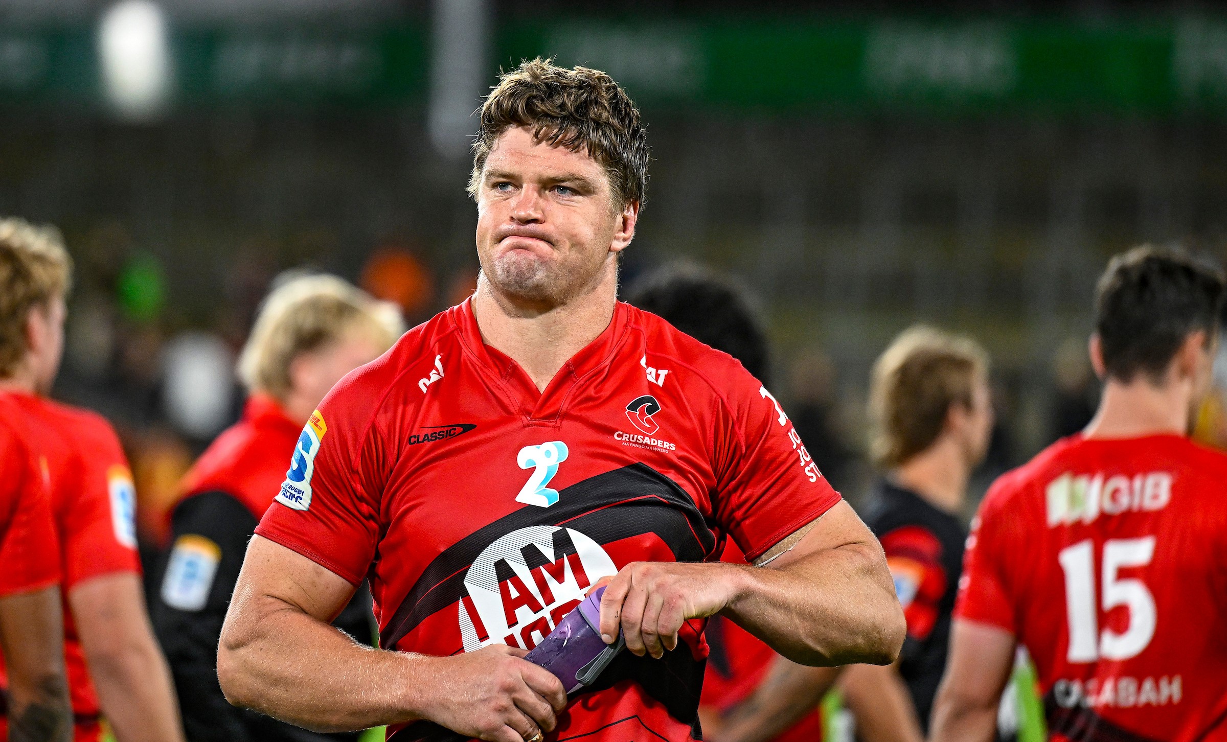 Crusaders lock Scott Barrett.