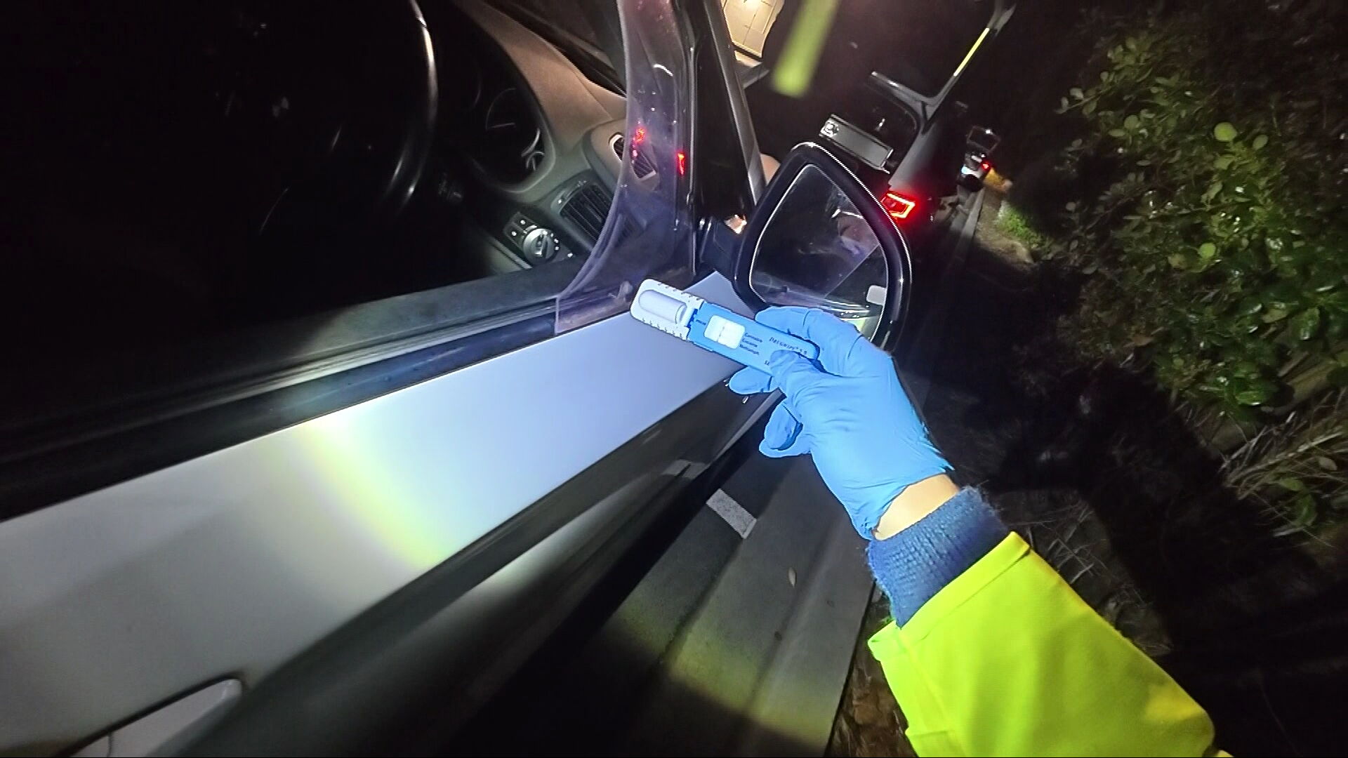 Roadside drug testing.