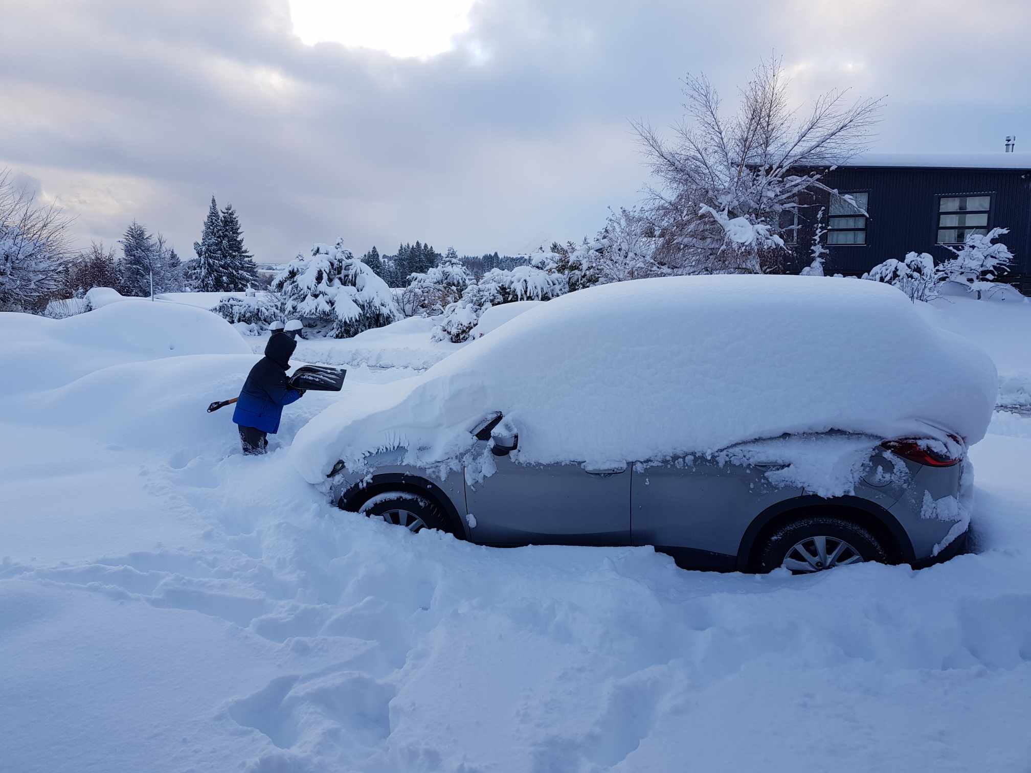 Snow in Lake Tekapo earlier this year (file image).