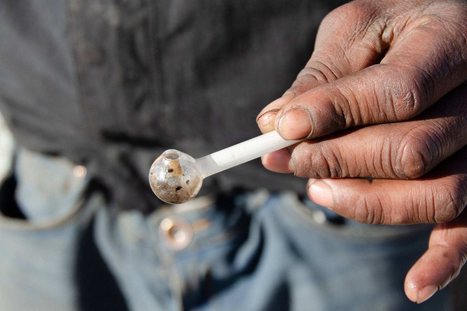 A meth pipe