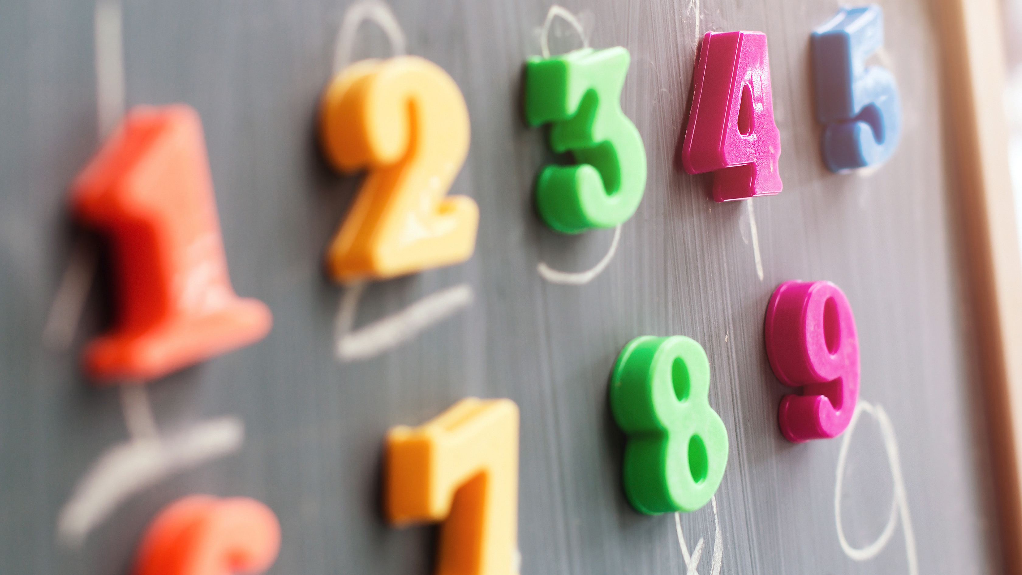 Numbers on a board