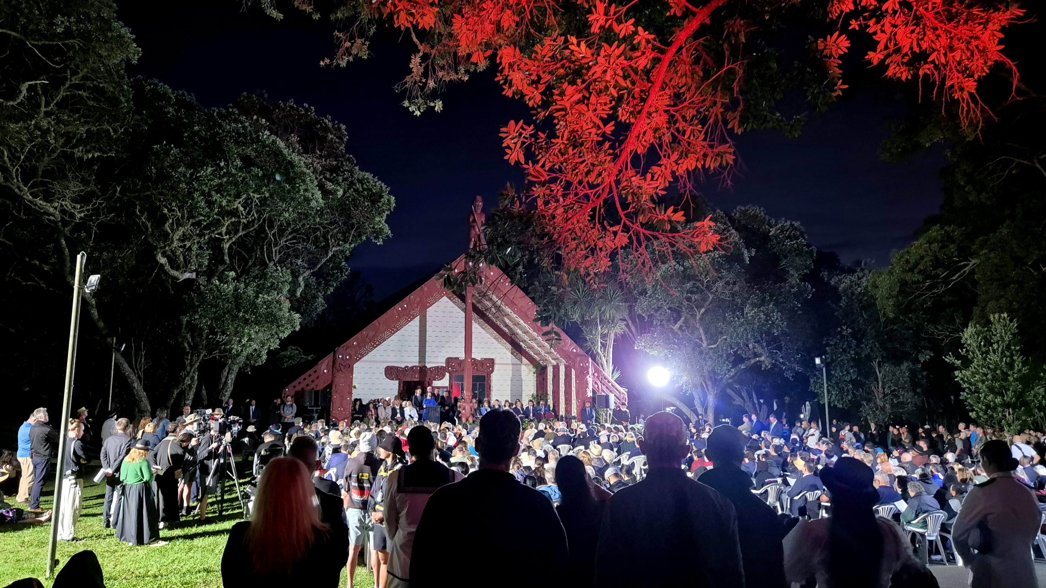 Dawn service at Waitangi on Wednesday, February 5, 2025. 