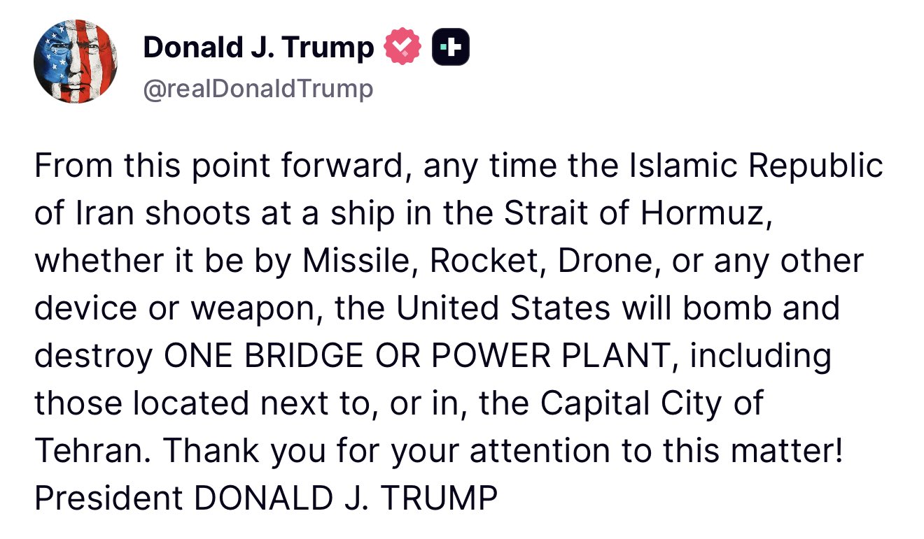 Iran's parliament speaker, Mohammad Bagher Qalibaf, who has led negotiations with the US, appeared to brush off Trump's threats.