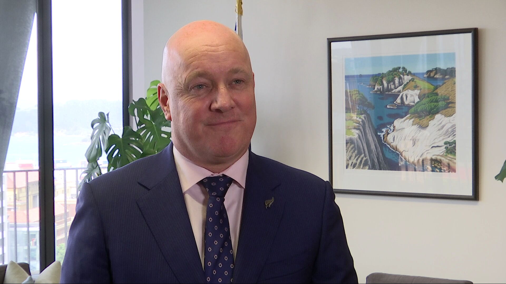 National Party leader Prime Minister Christopher Luxon