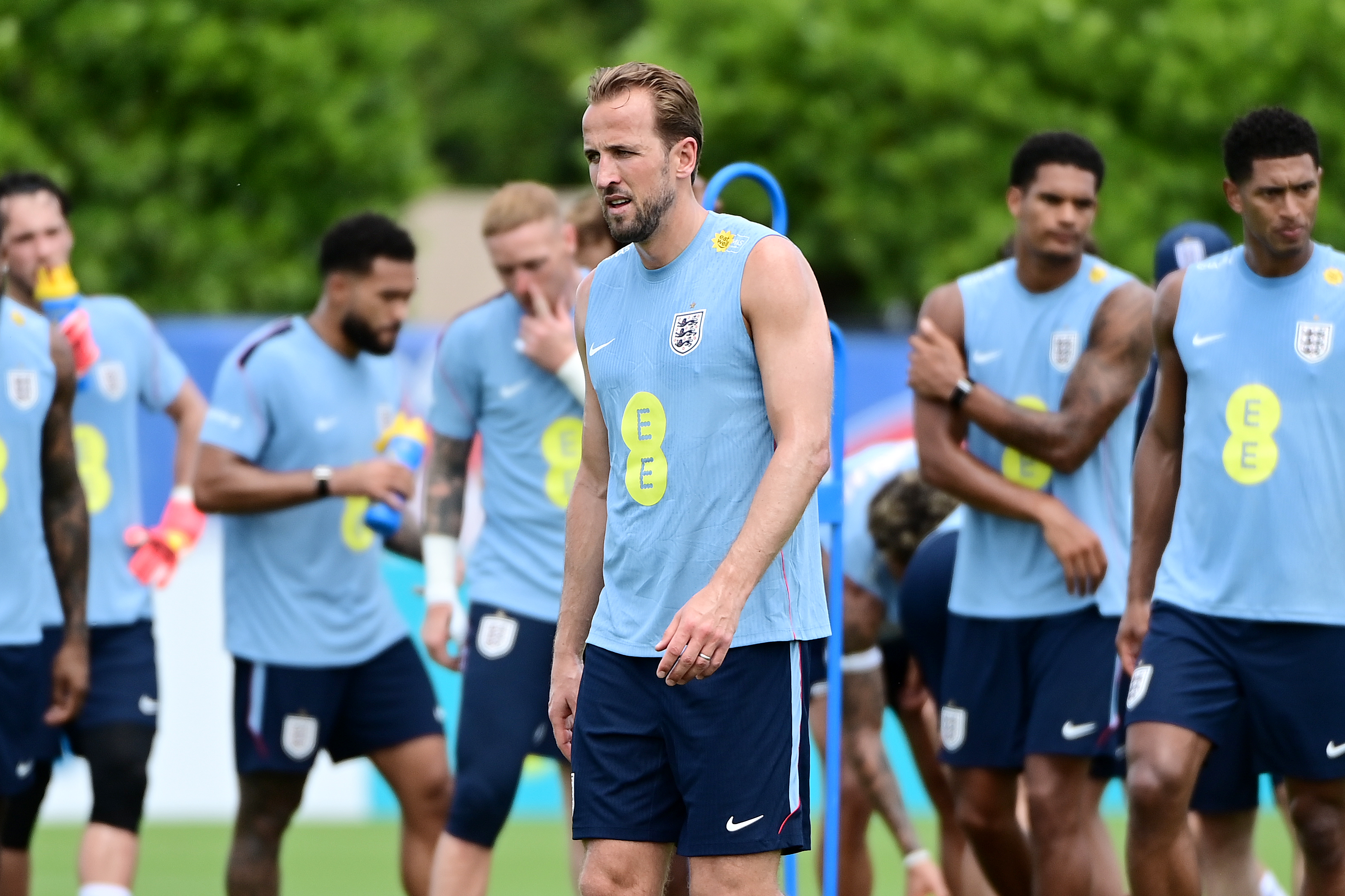 England's Harry Kane during a training session at Palm Beach Gardens, Florida. 