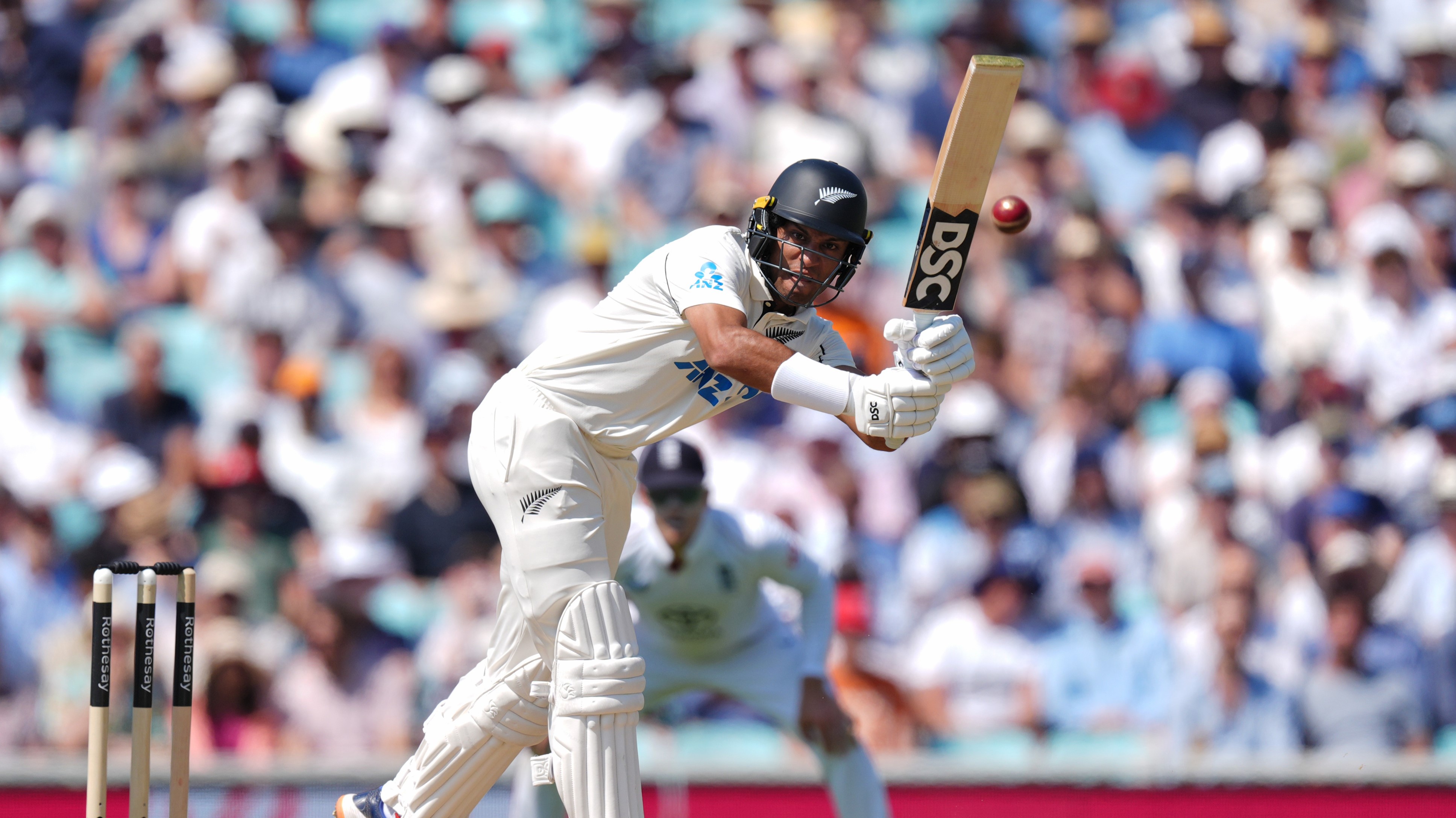 Rachin Ravindra scored his seventh test half-century.