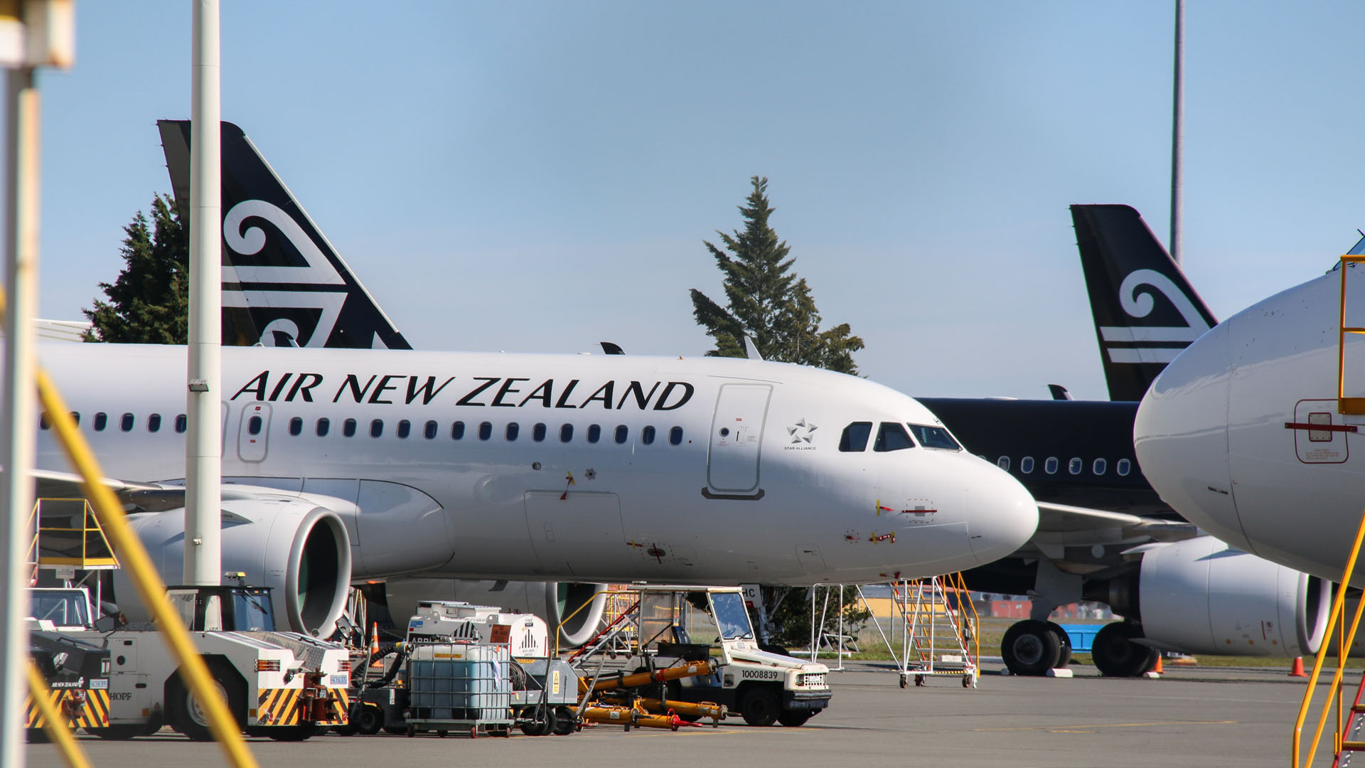 Air New Zealand planes at Christchurch International Airport (file image).