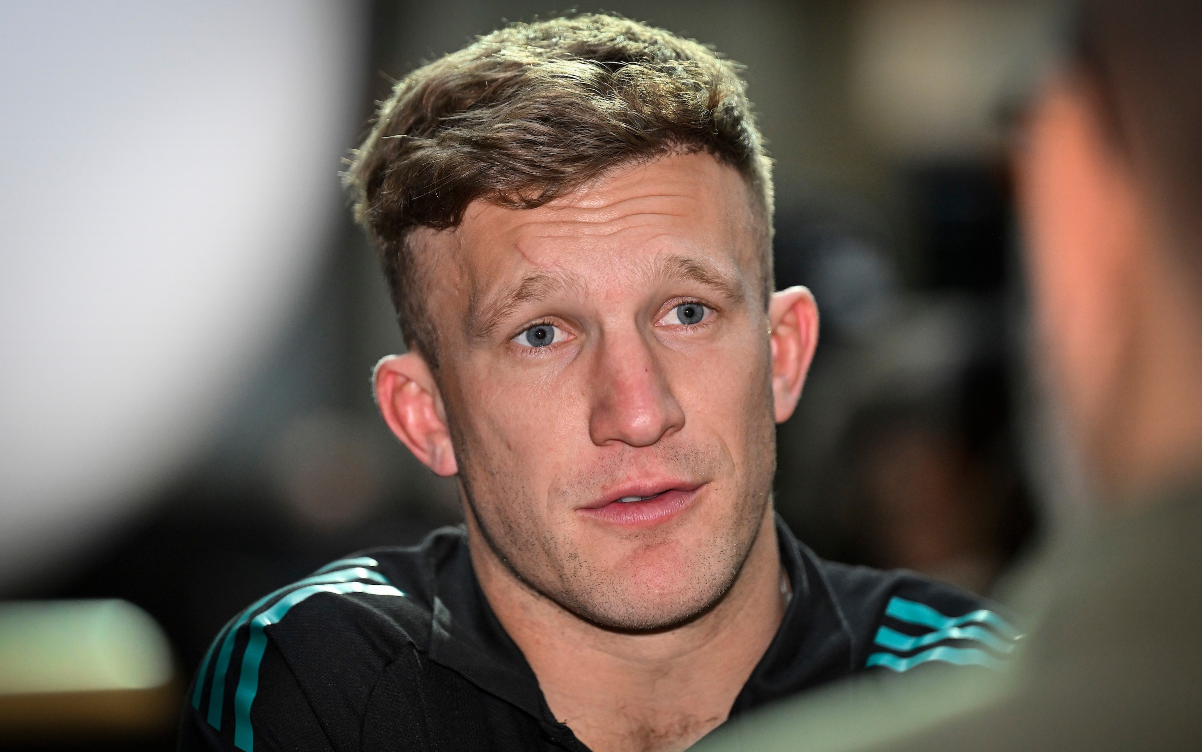 Damian McKenzie pictured in camp with the All Blacks in Auckland this week.