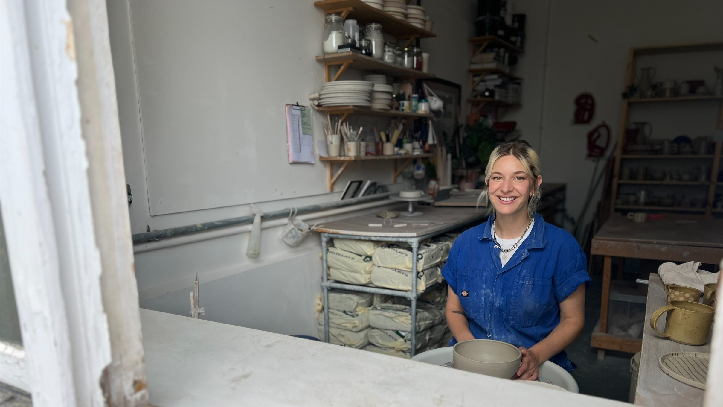 31-year-old ceramist, Lilly Maetzig, moved to London from Christchurch eight years ago and started Mae Ceramics. She said it’s been a particularly destabilising time.
